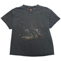 2001 Harley Davidson Medicine Hat Alberta Distressed Tee L