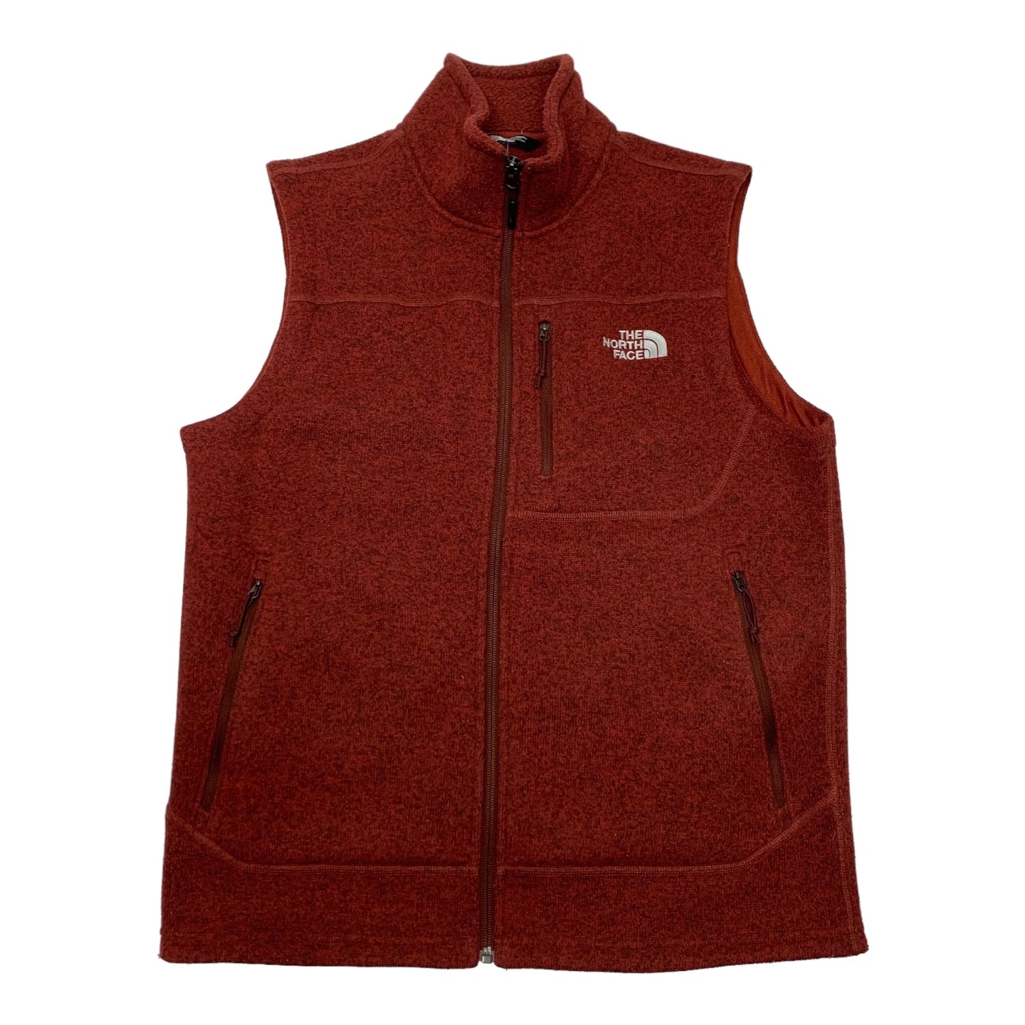 Burgundy TNF Fleece Vest M