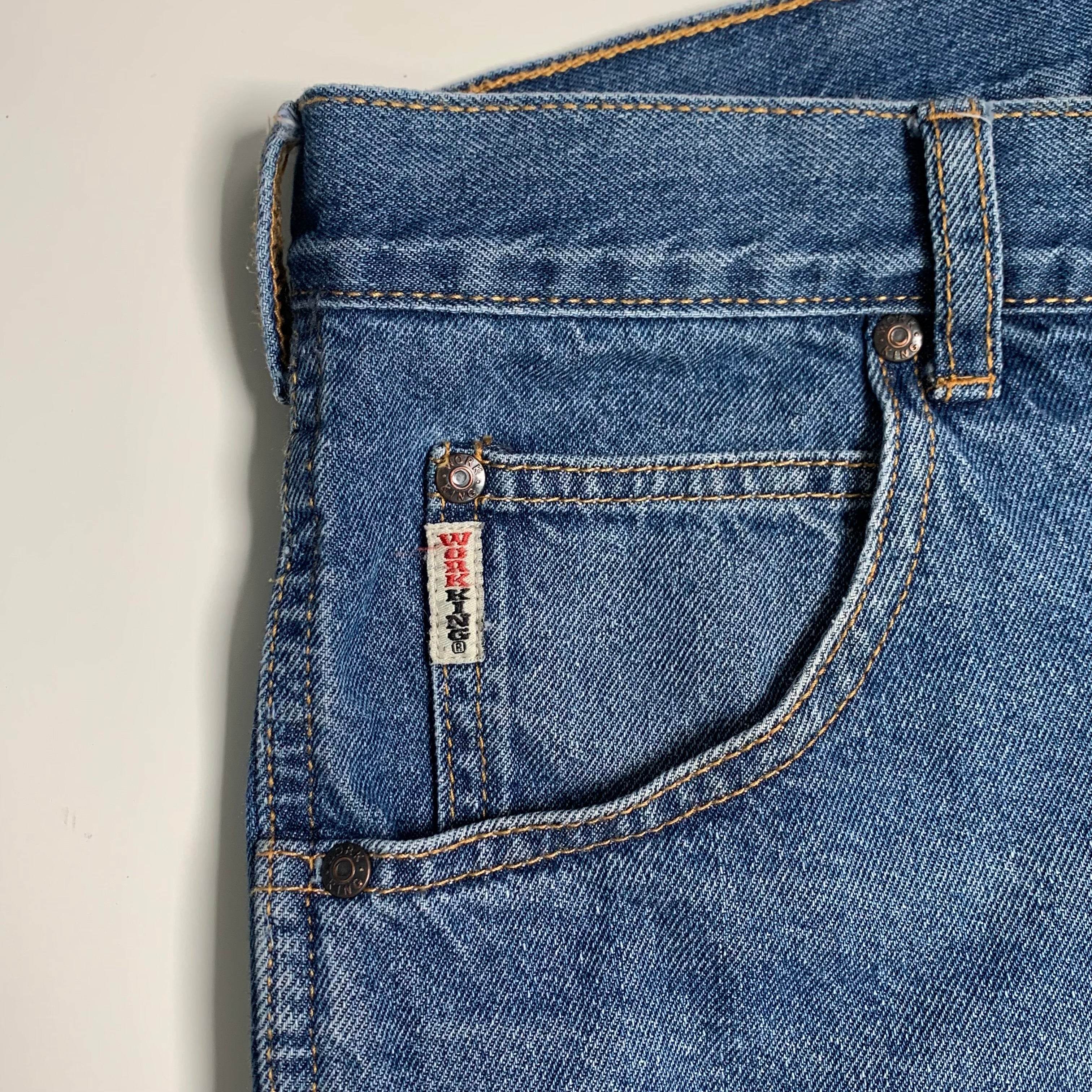 Work King Carpenter Denim Shorts 38