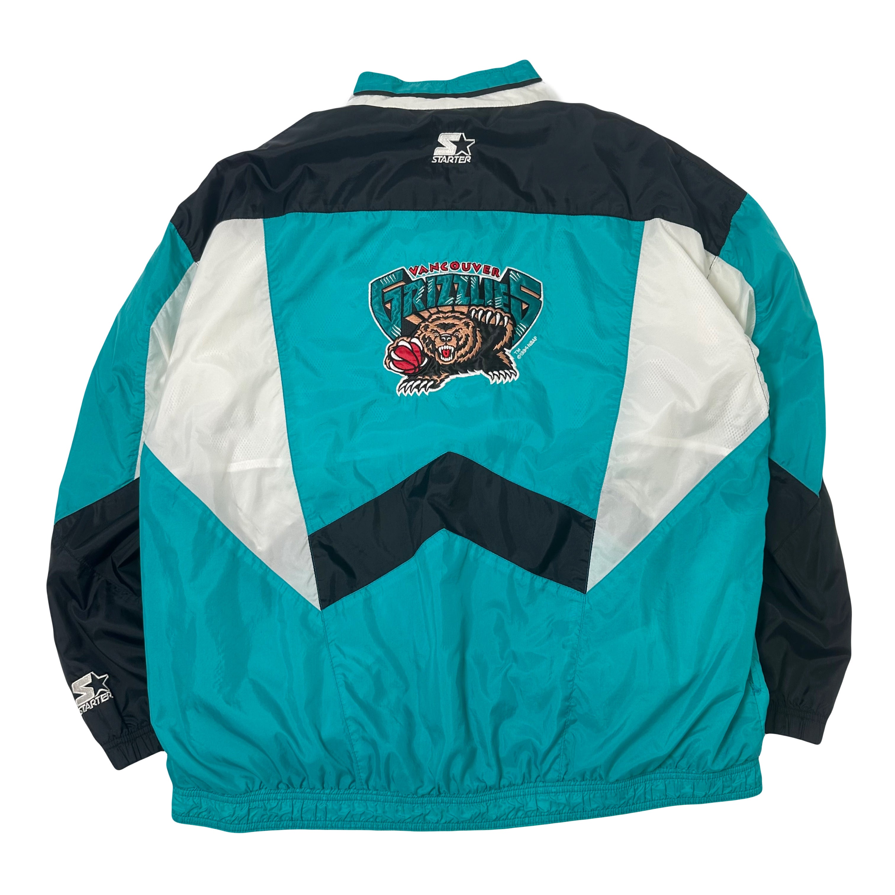 Vintage Starter Vancouver Grizzlies Windbreaker XXL