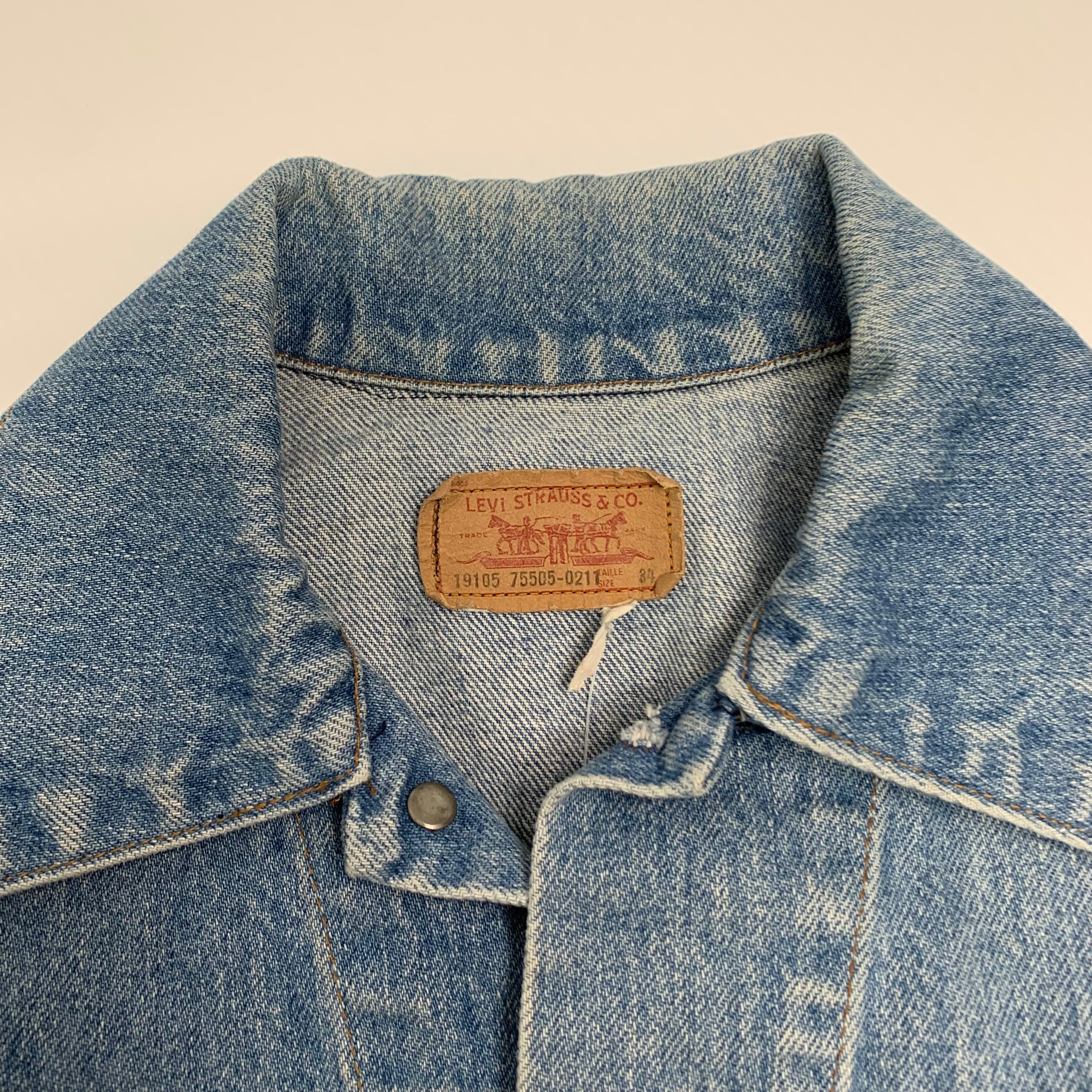 Vintage Light Wash Levi’s Denim Jacket S