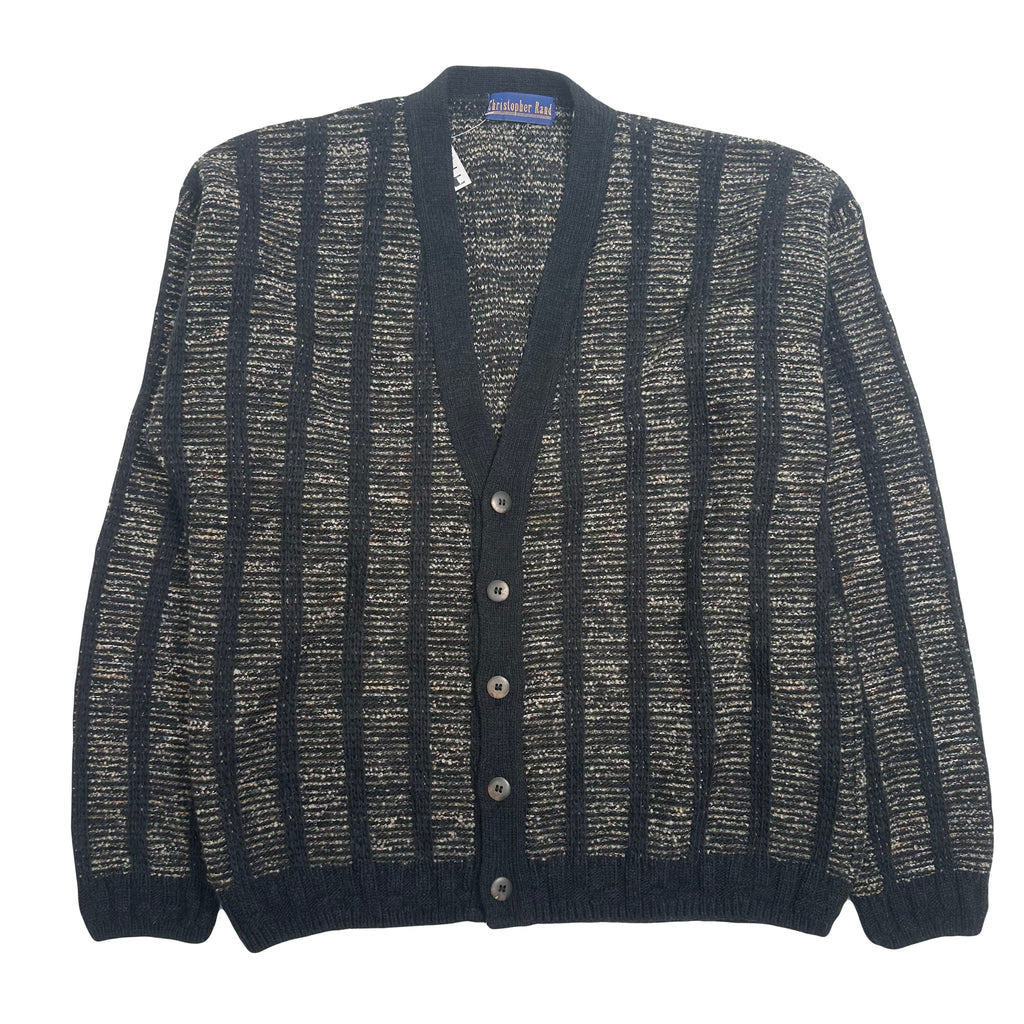 Vintage Christopher Rand Patterned Cardigan Sweater S