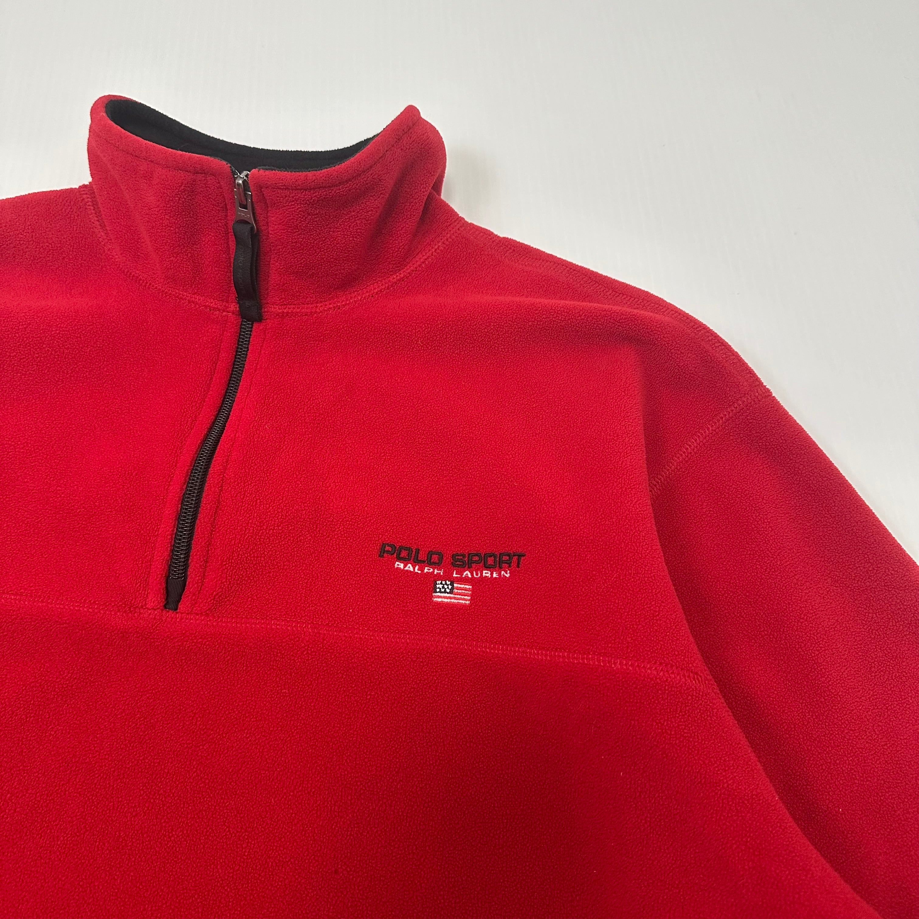 Vintage Polo Sport Ralph Lauren 1/4 Zip Fleece XL