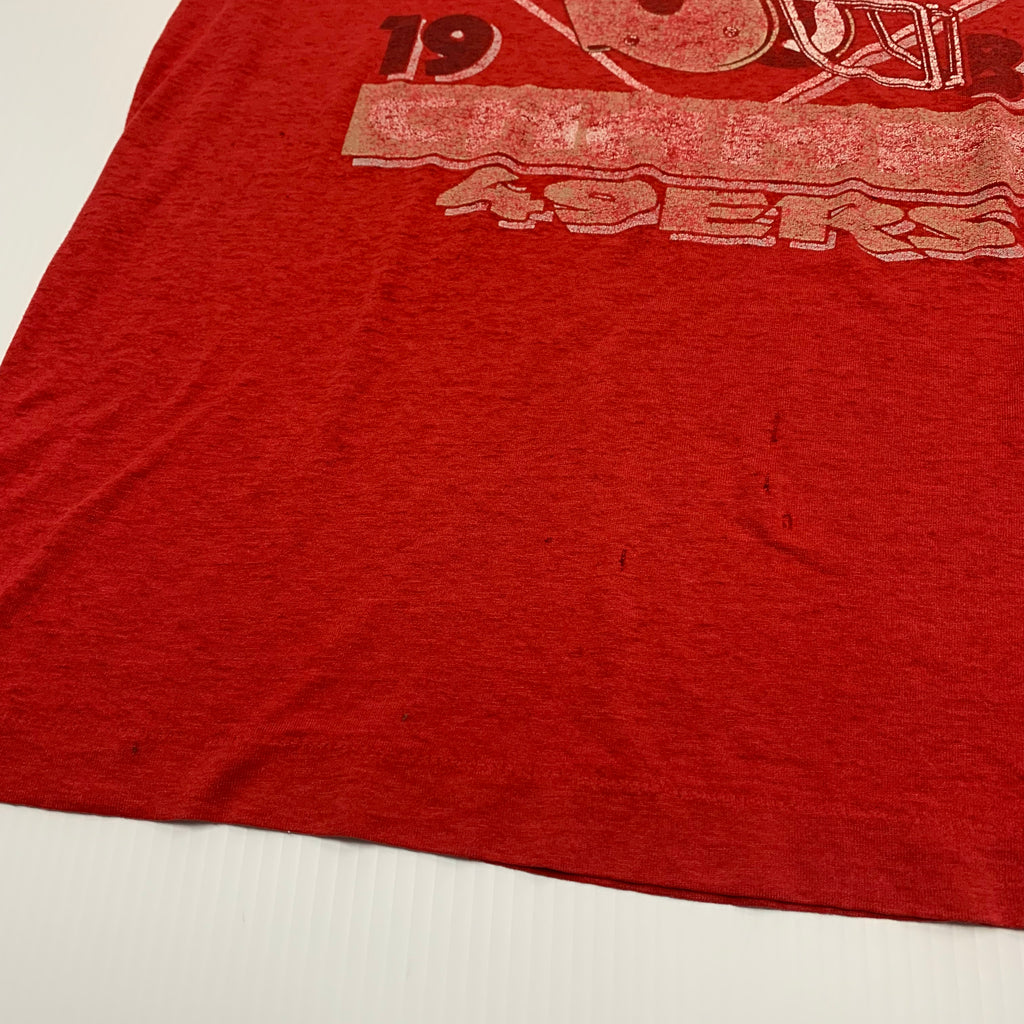 1989 SF 49ers Faded Tee M