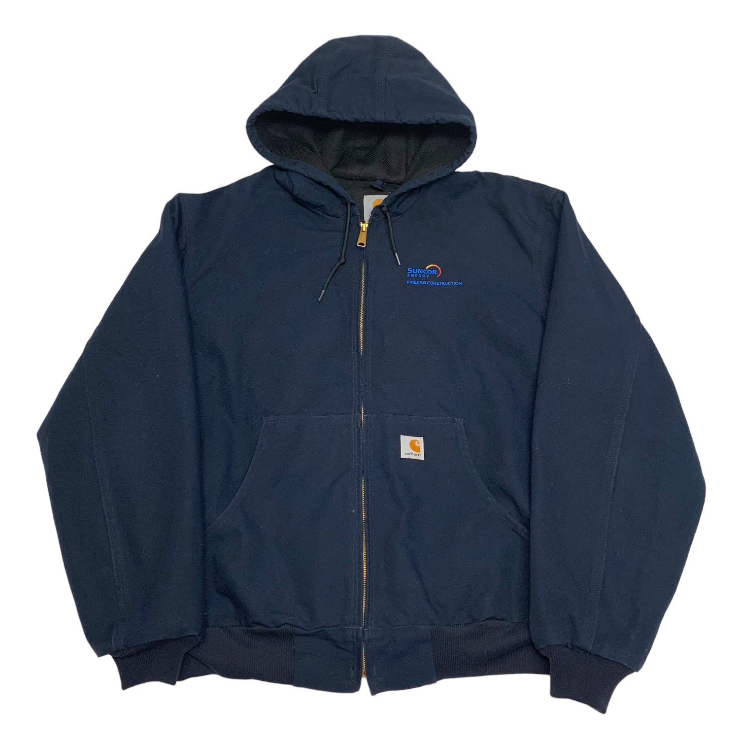 Navy Carhartt Suncorp Hooded Jacket XL