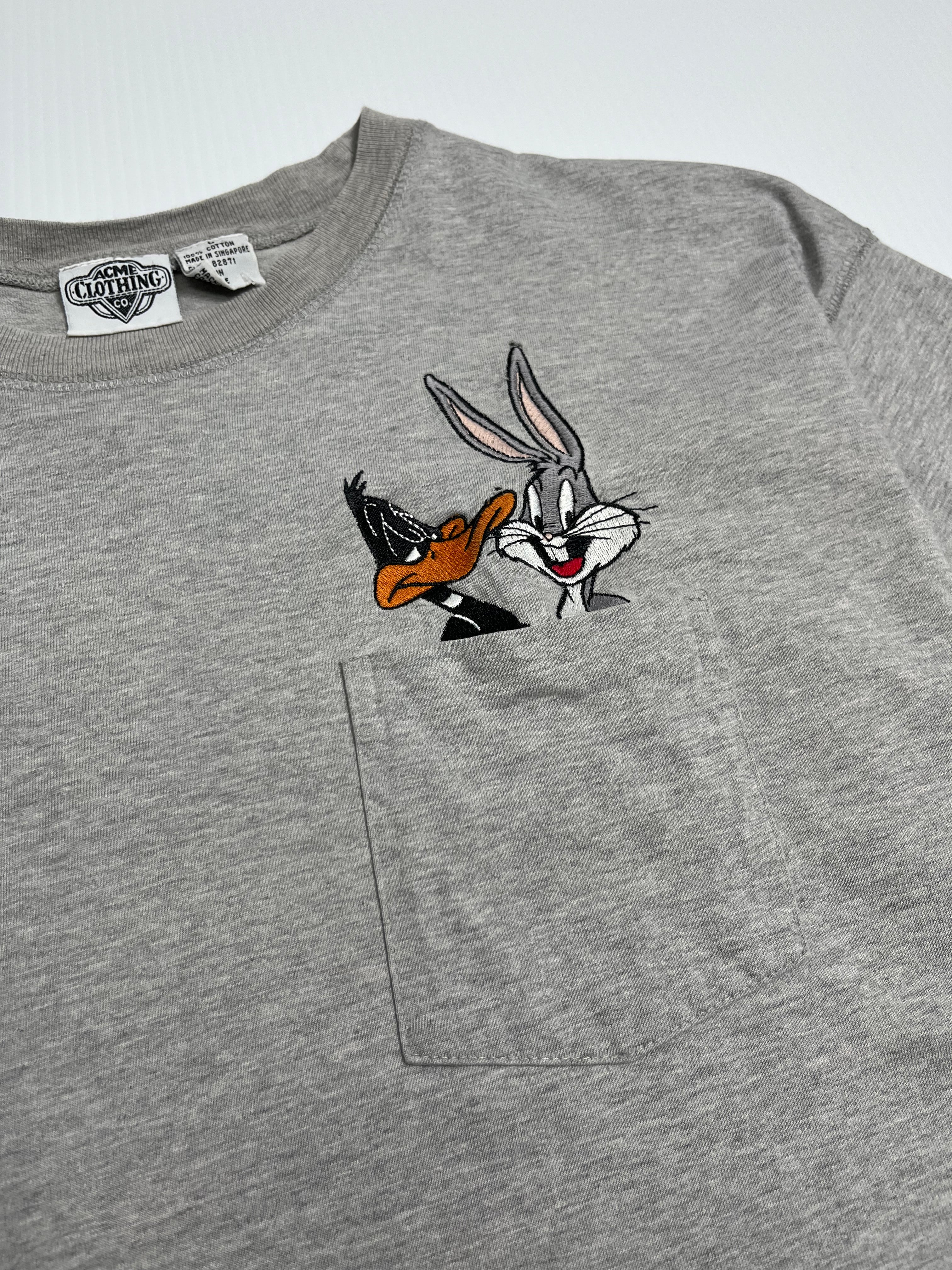 Vintage Acme Clothing Bugs & Daffy Pocket Tee L