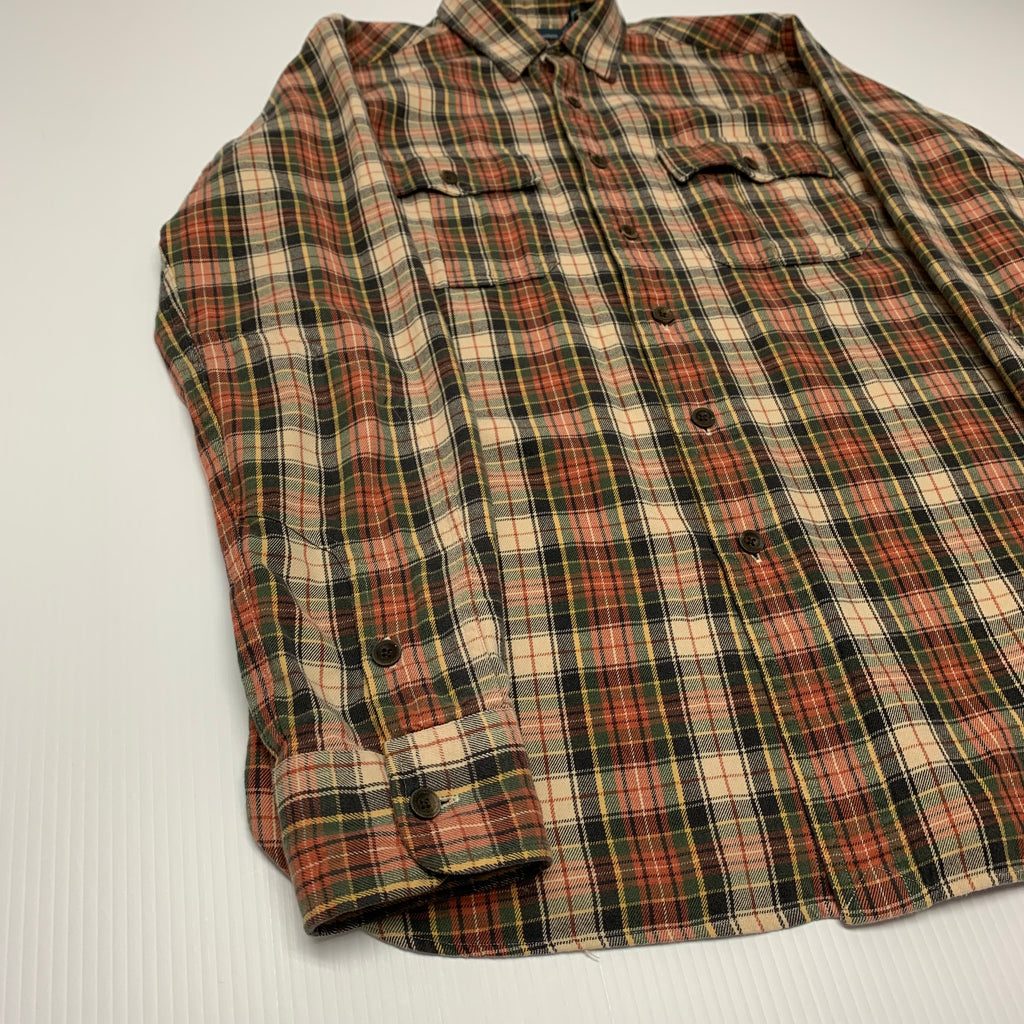 Plaid Polo RL Flannel M