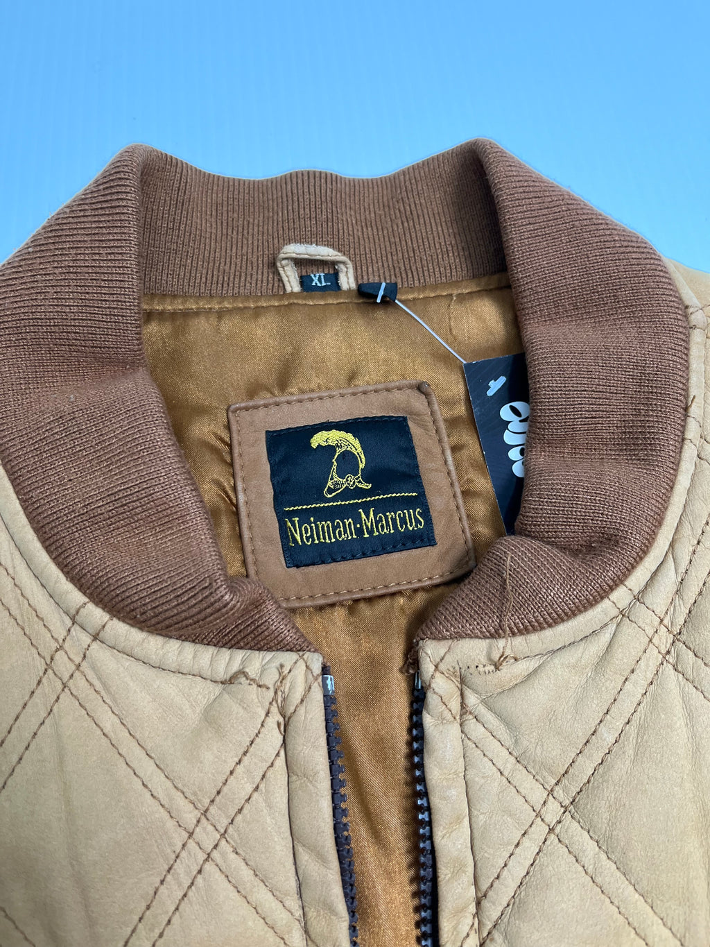 Vintage Neiman-Marcus Quilted Bomber Jacket XL