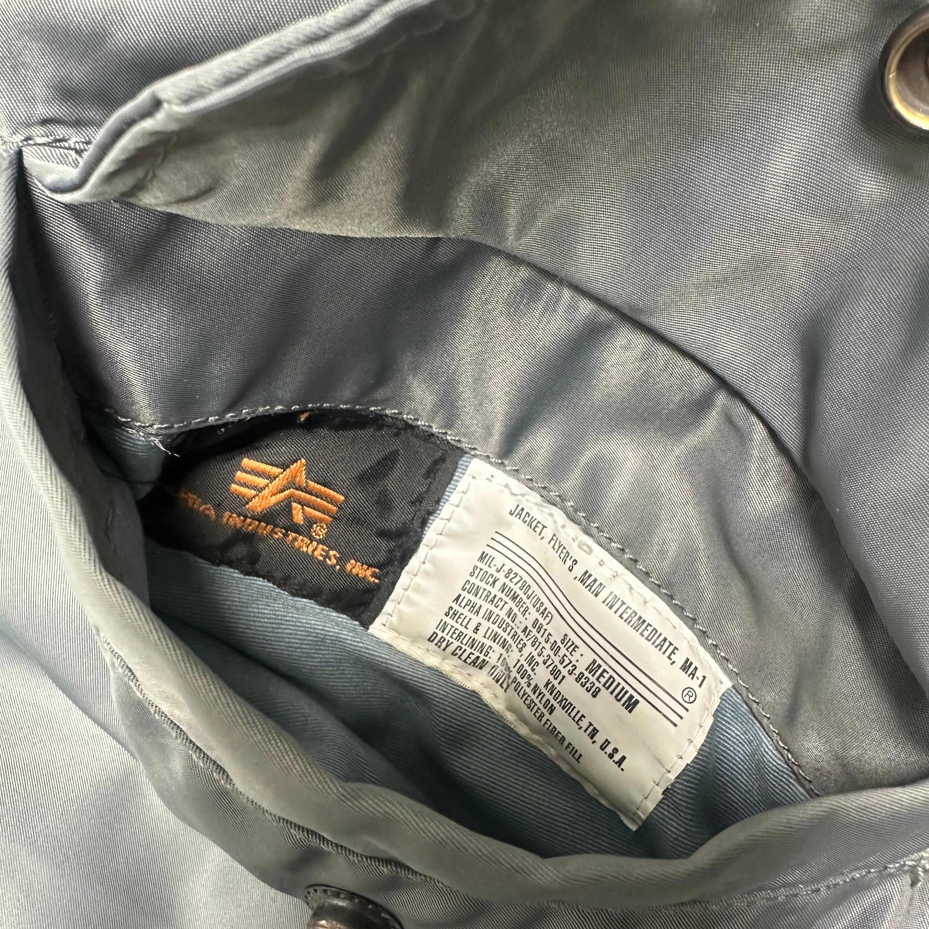 Vintage Alpha Industries MA-1 Flyer's Jacket M