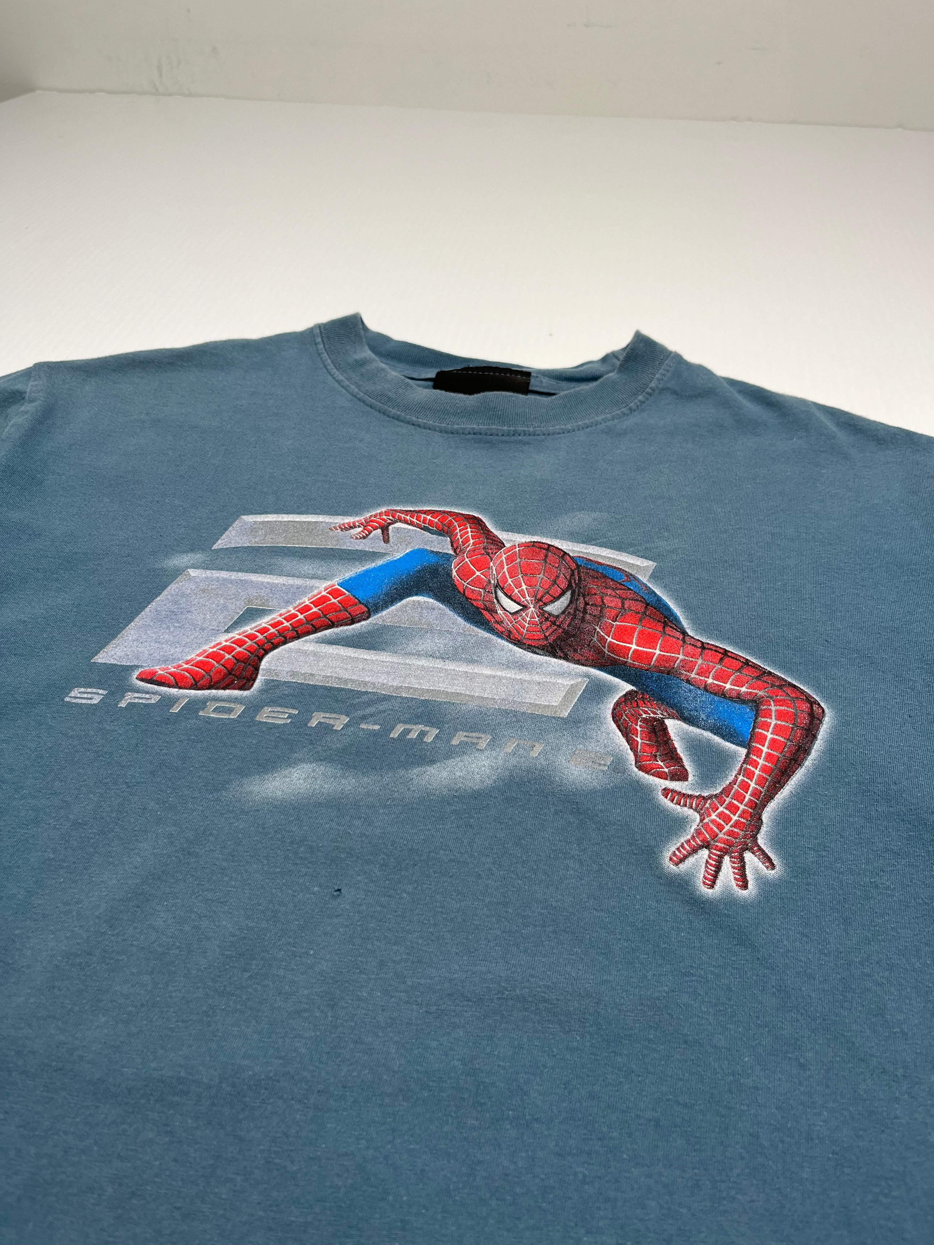 2004 Spider-Man 2 Movie Promo Tee Youth L