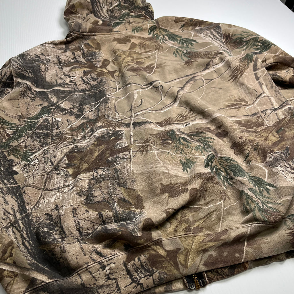 Vintage Carhartt Real Tree Zip Hoodie XL