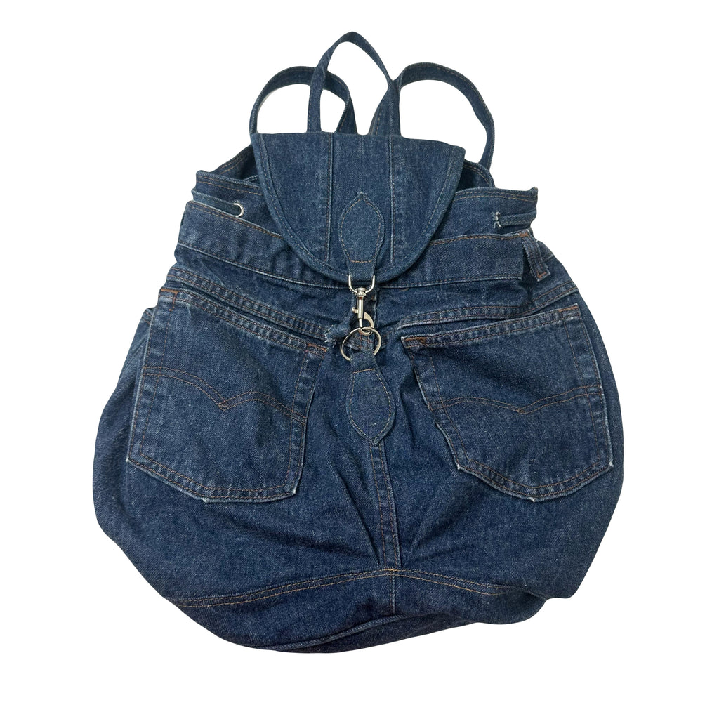 Vintage Denim Backpack