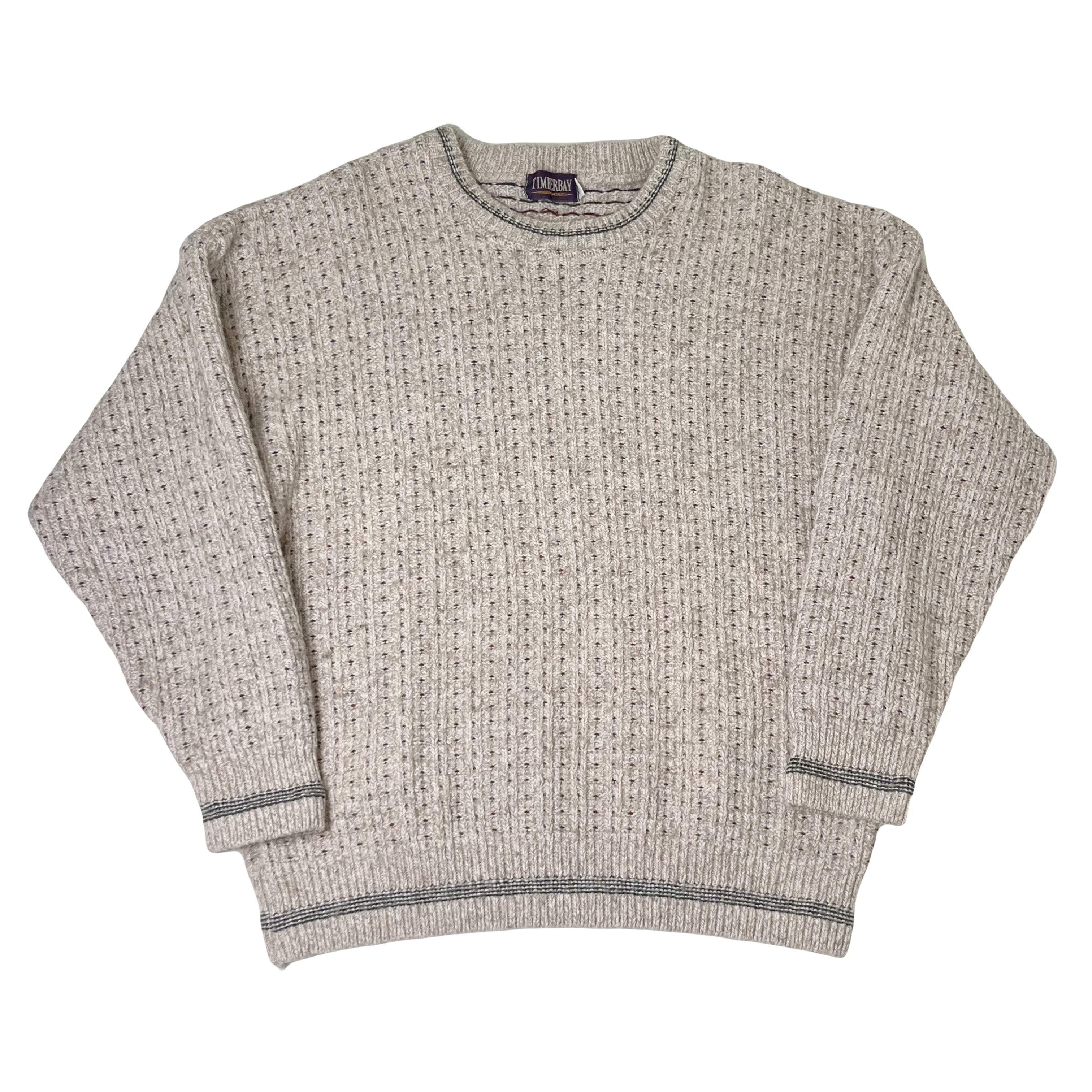 Vintage Timberbay Pattern Knit Sweater L