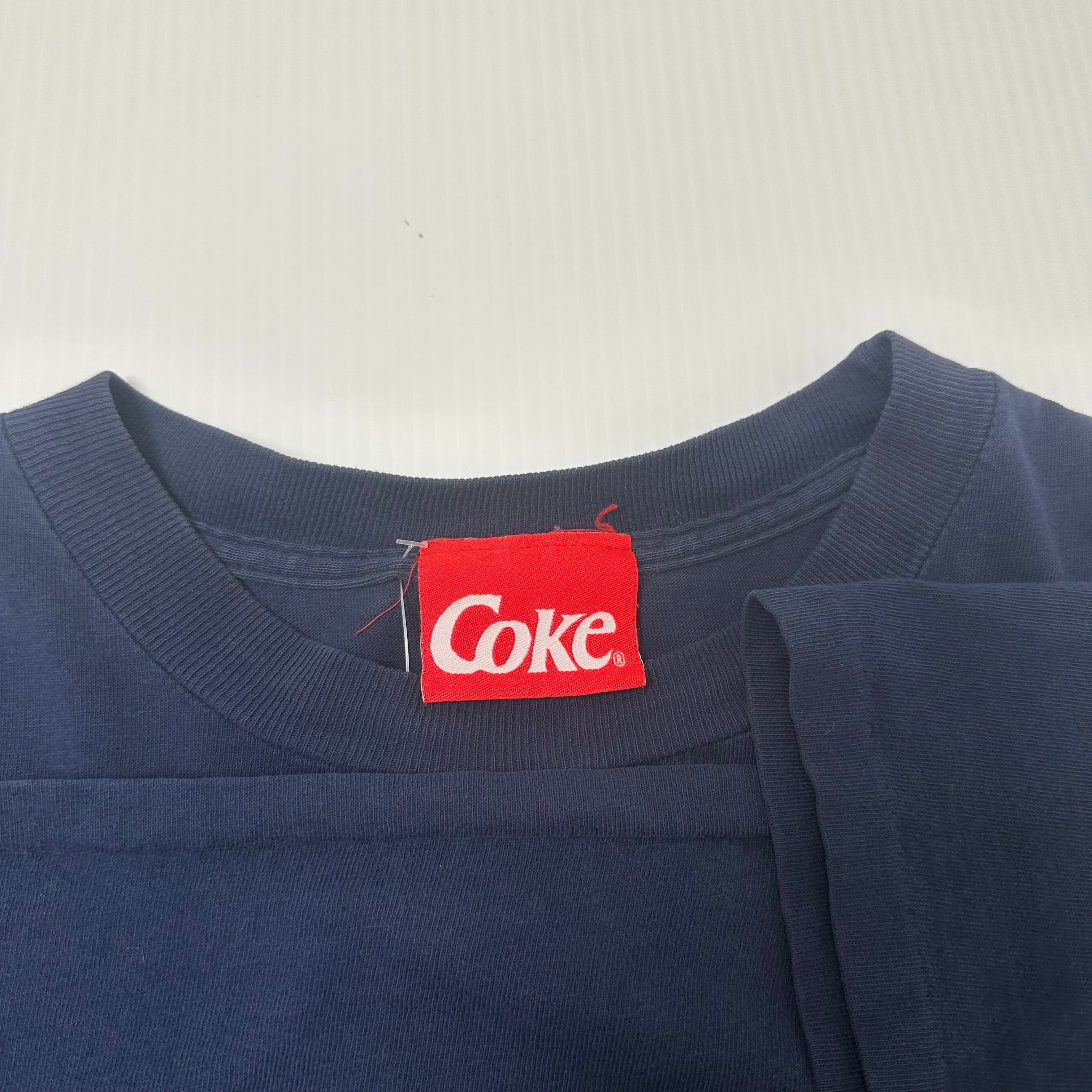 1996 Coca Cola Fire Dept. Polar Bear Graphic Tee XL