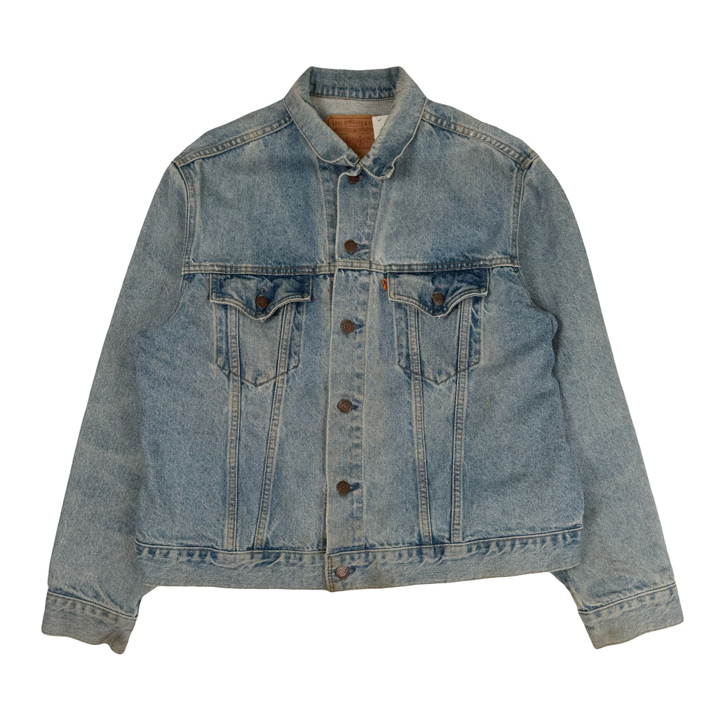 Vintage Levi's Medium Wash Orange Tab Denim Jacket
