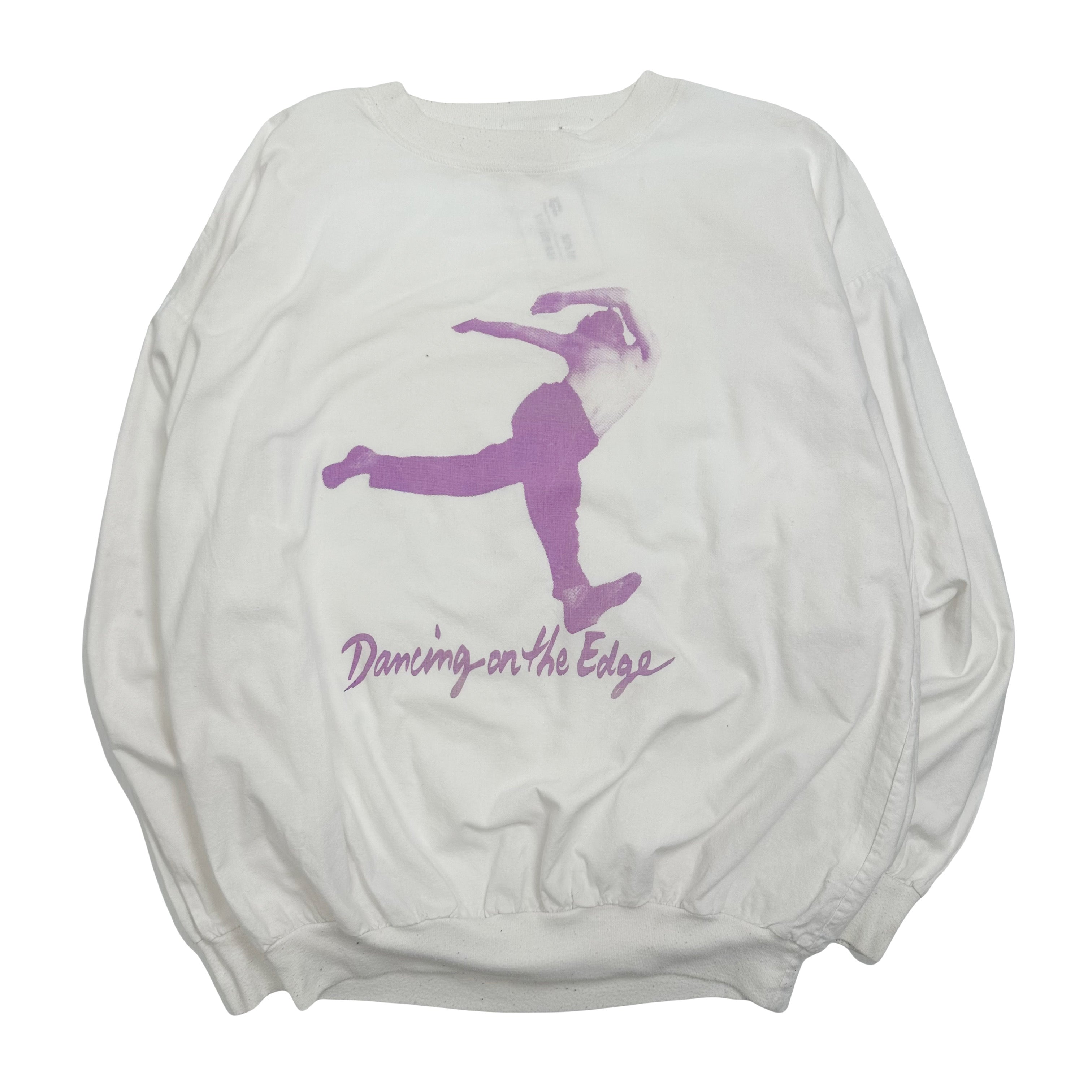 Vintage Dancing On The Edge Light Crewneck XL