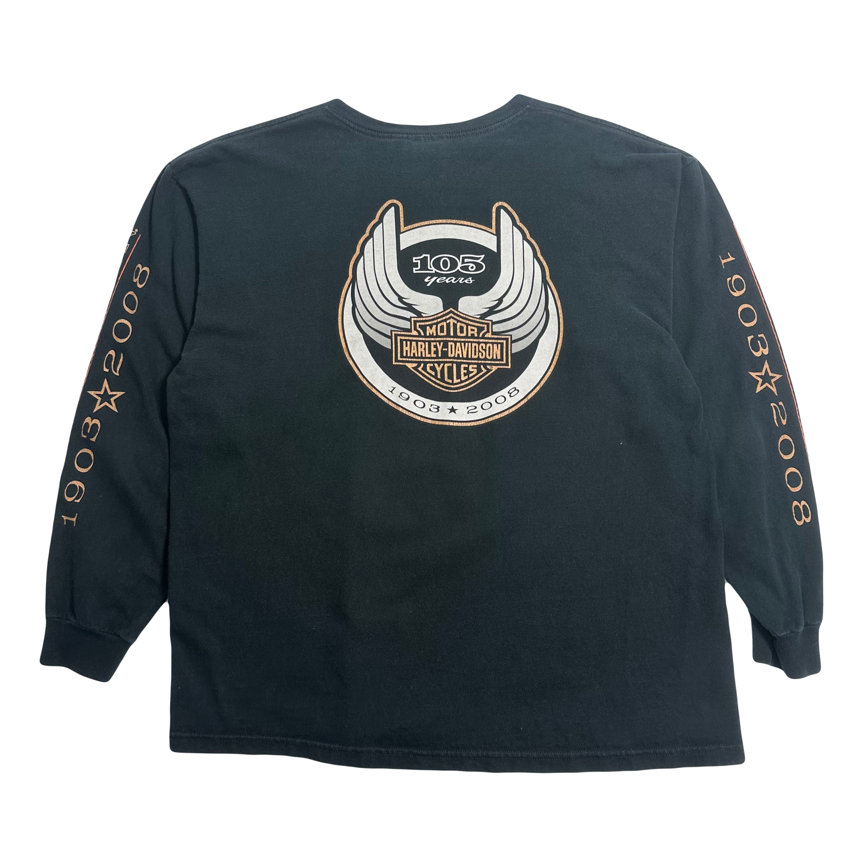 2008 Harley Davidson Longsleeve Shirt L