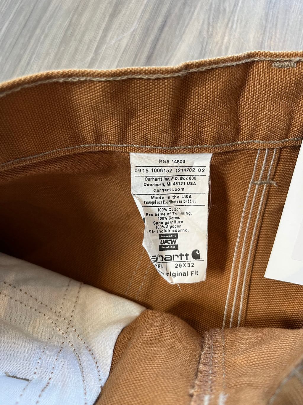 Vintage Carhartt Double Knee Carpenter Denim 29