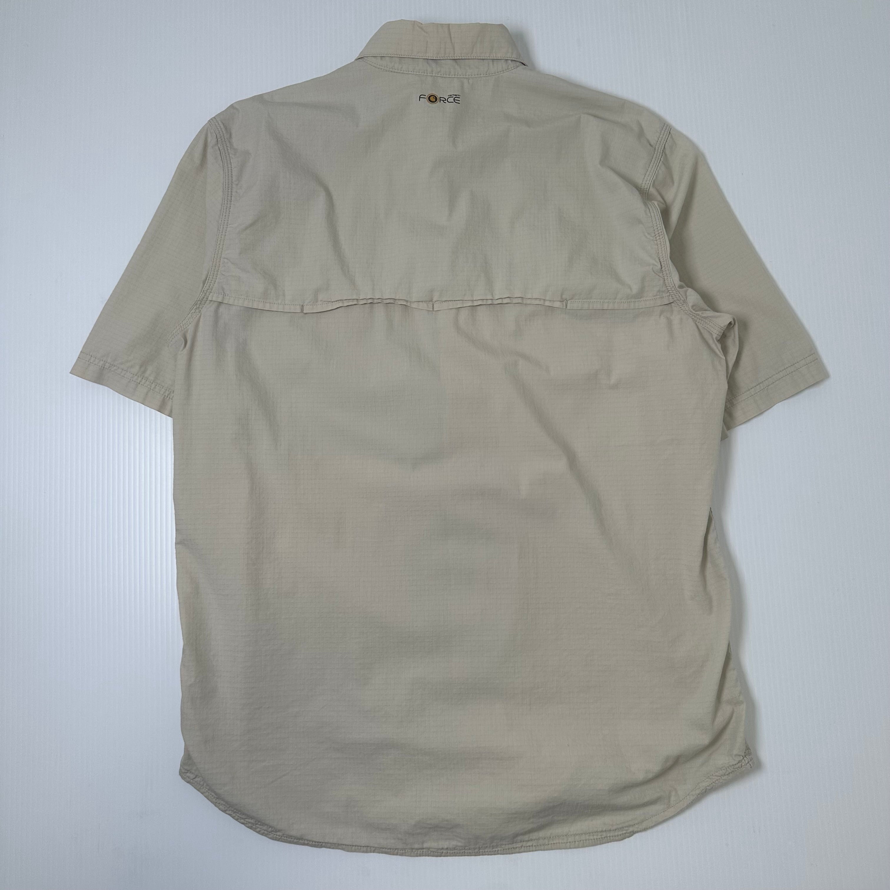 Carhartt Ripstop Short Sleeve Button Up Shirt L