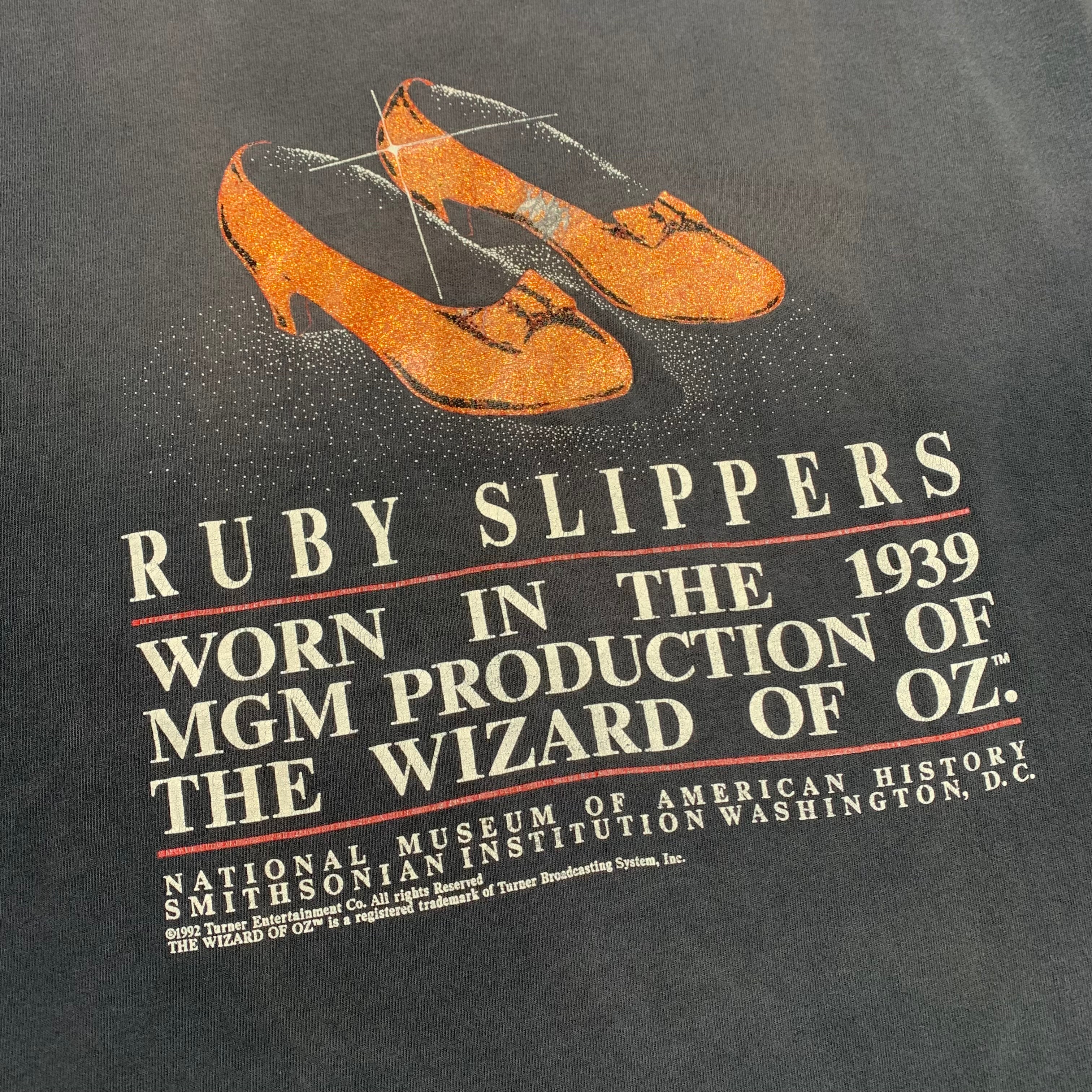 1992 The Wizard of Oz Ruby Slippers Tee XL