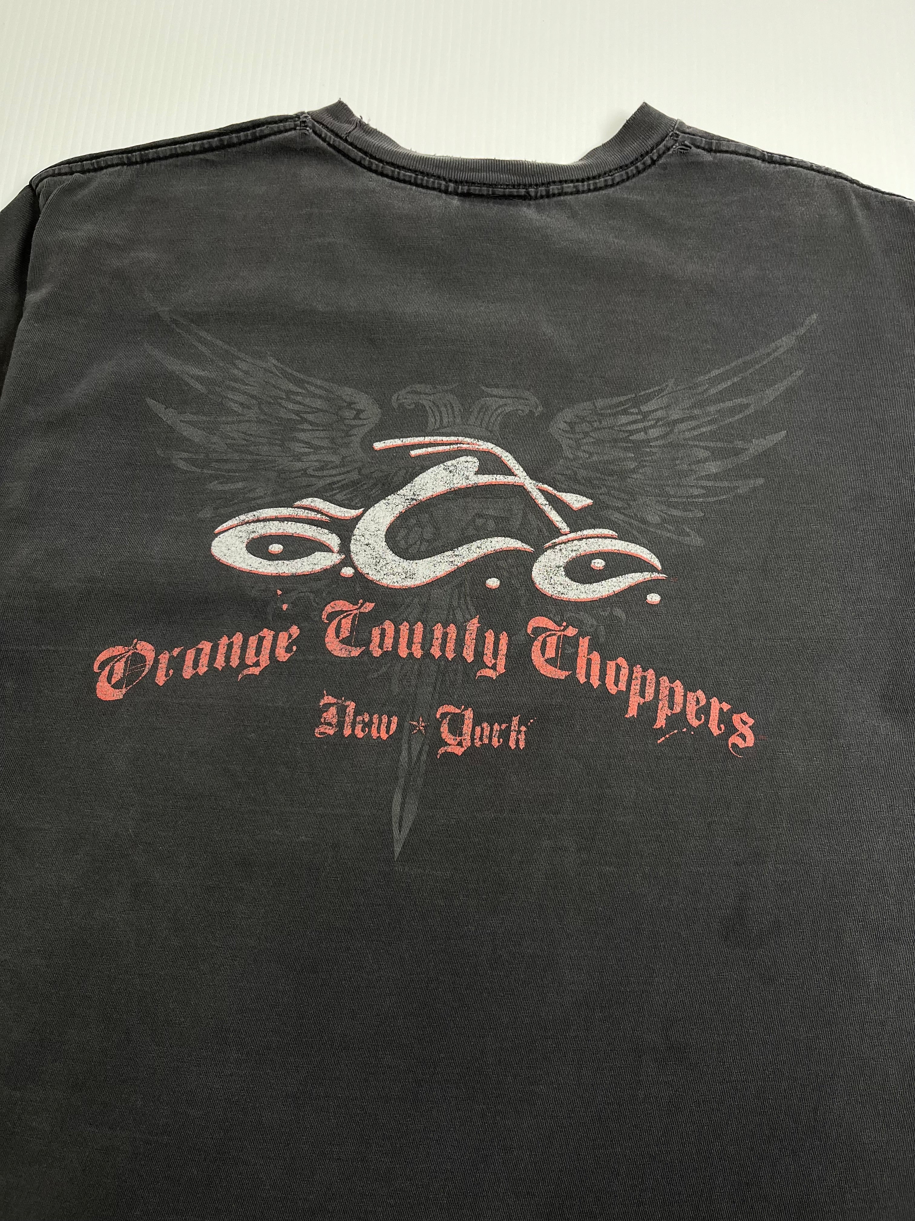 Vintage Orange County Choppers New York Distressed Tee L