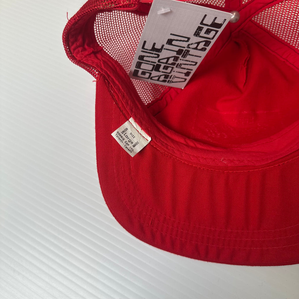 Vintage Coca-Cola Logo Trucker Snapback Hat