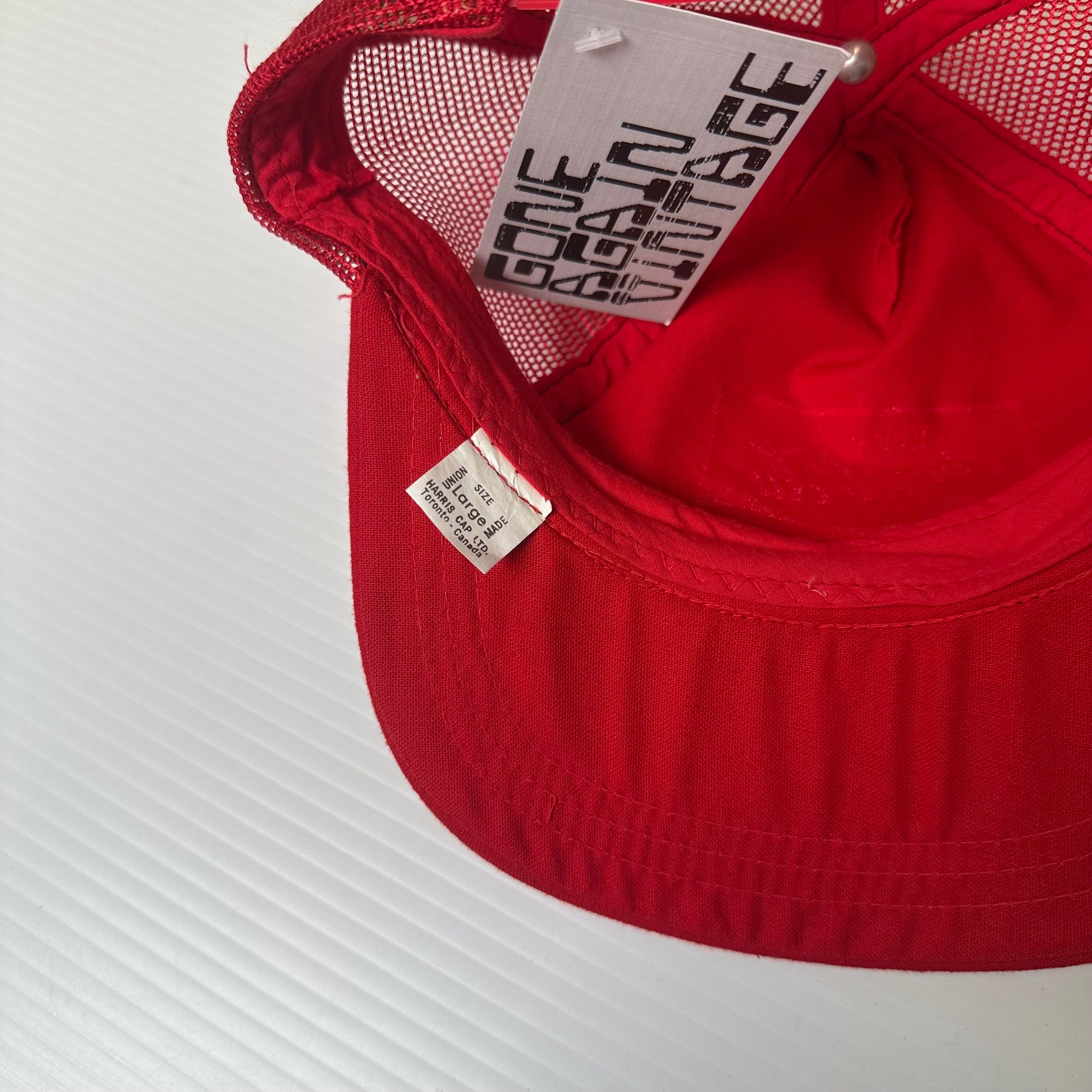 Vintage Coca-Cola Logo Trucker Snapback Hat