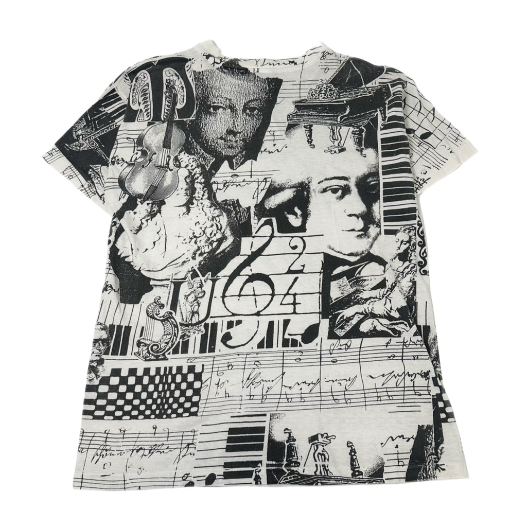 Vintage Contempo Beethoven AOP Music Tee L