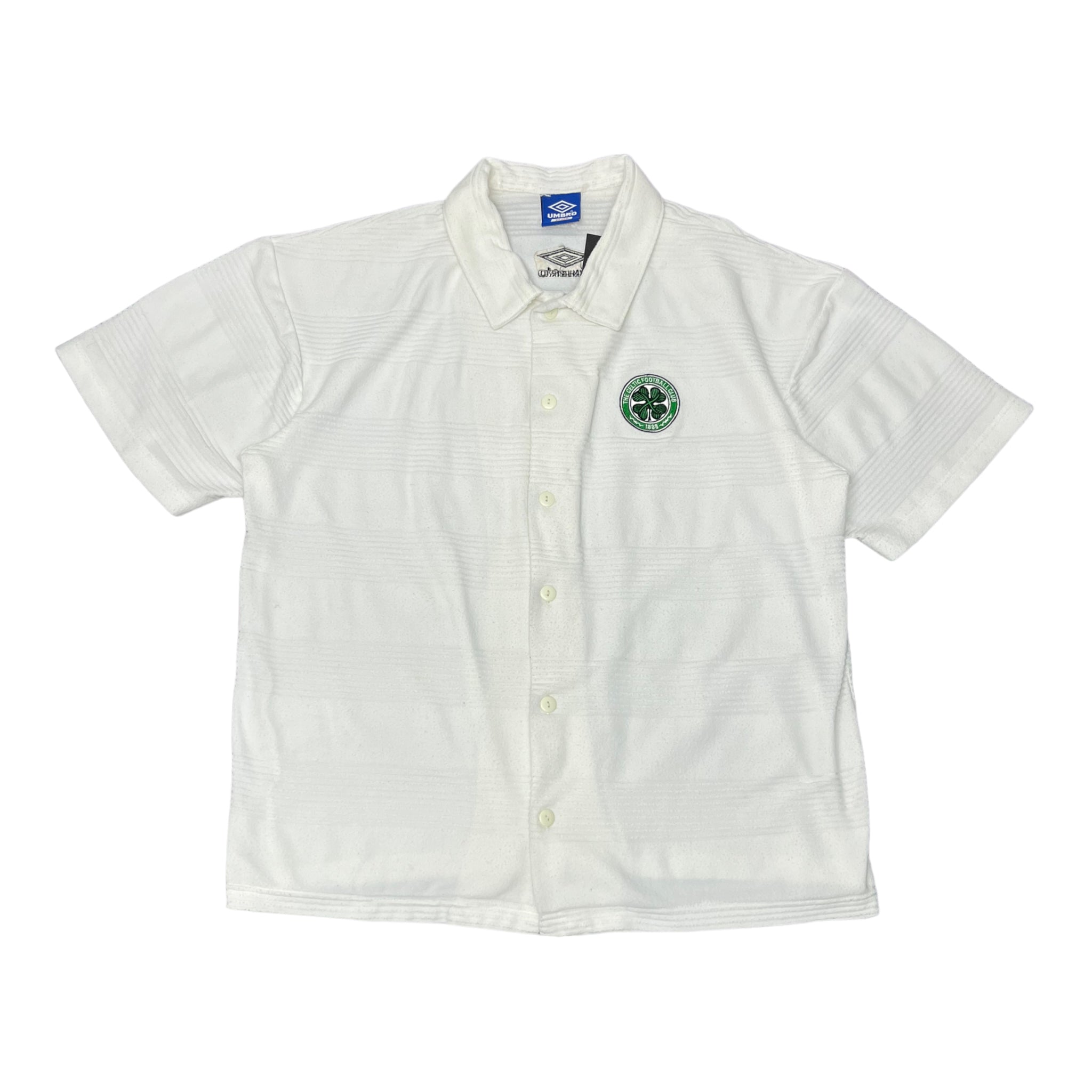 90s Celtic Fleece Button Up jersey XL