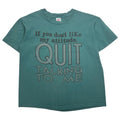 Vintage Quit Talking To Me Graphic Tee XL
