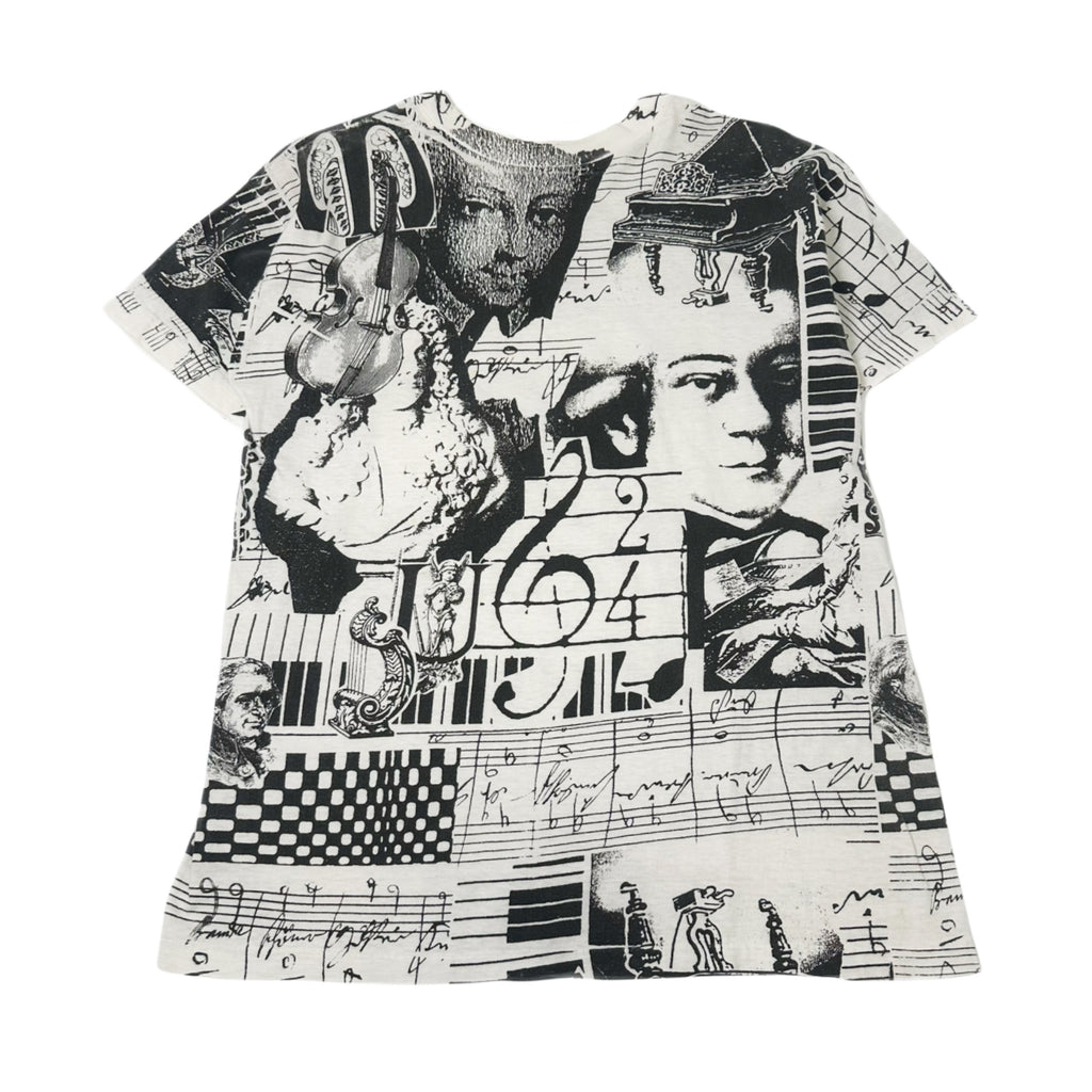 Vintage Contempo Beethoven AOP Music Tee L