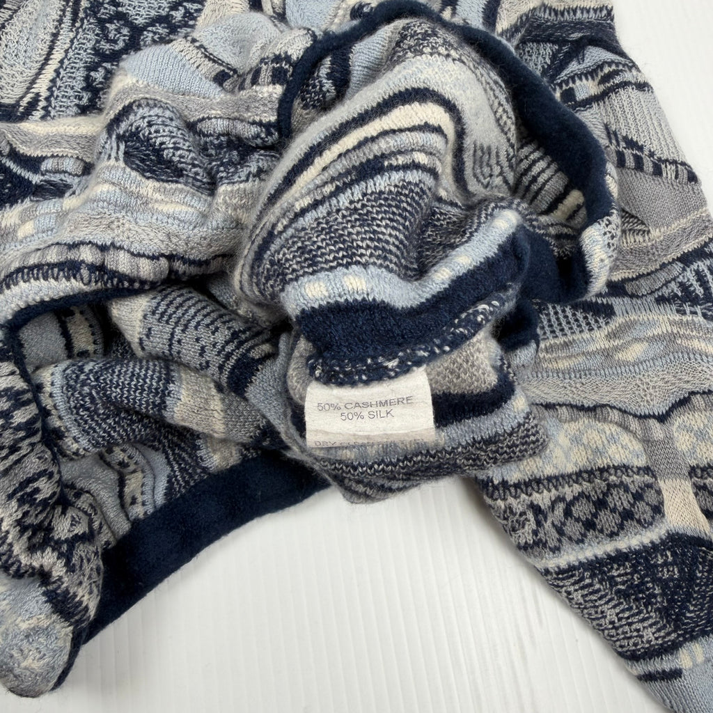 Vintage Coogi 3D Knit Pattern Sweater S