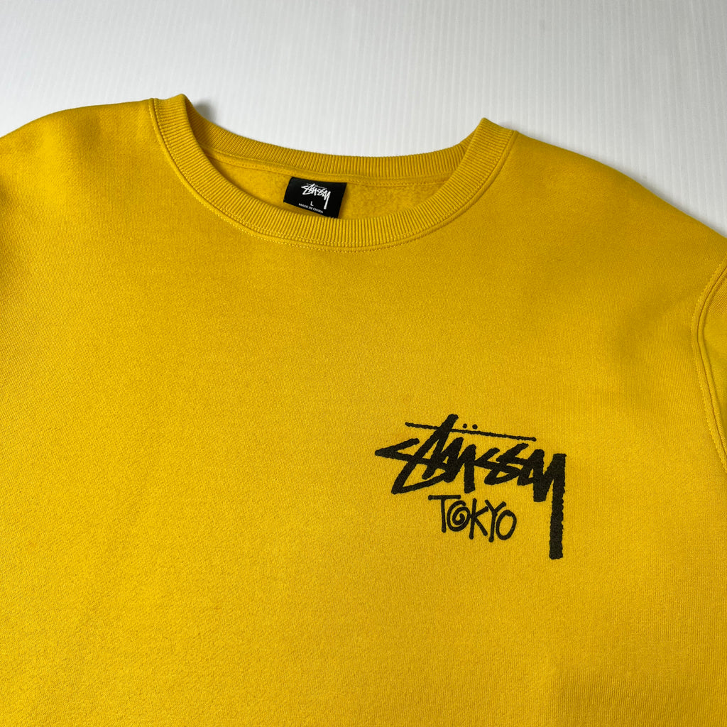 Stussy Tokyo Small Logo Crewneck L