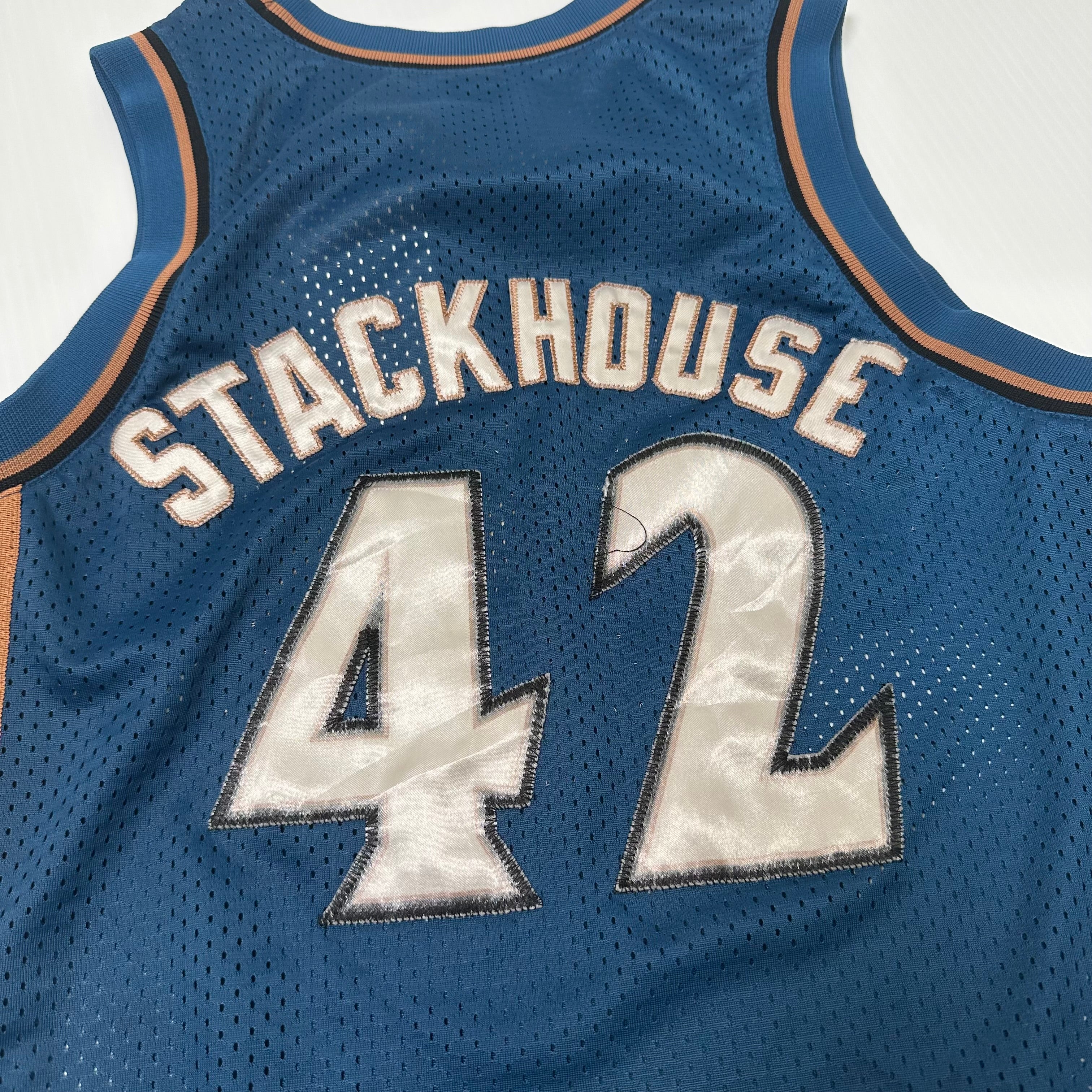 Vintage Nike Washington Wizards Stackhouse #42 NBA Jersey Youth L