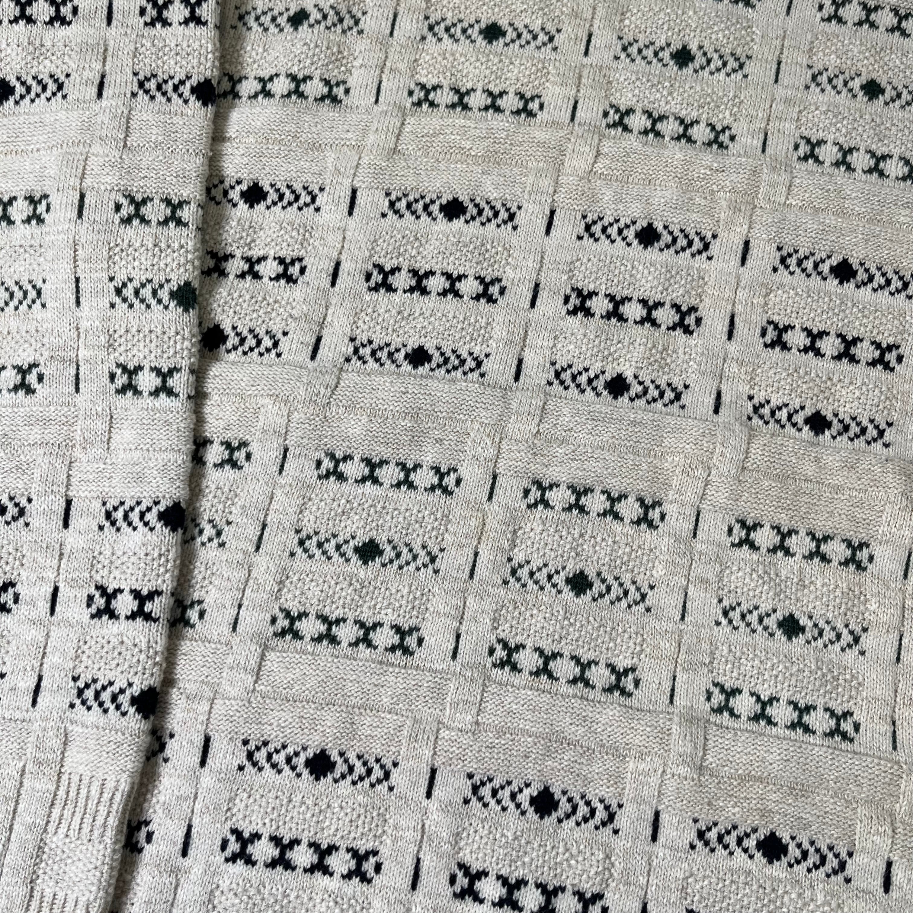 Vintage Porto Bello Pattern Knit Sweater M
