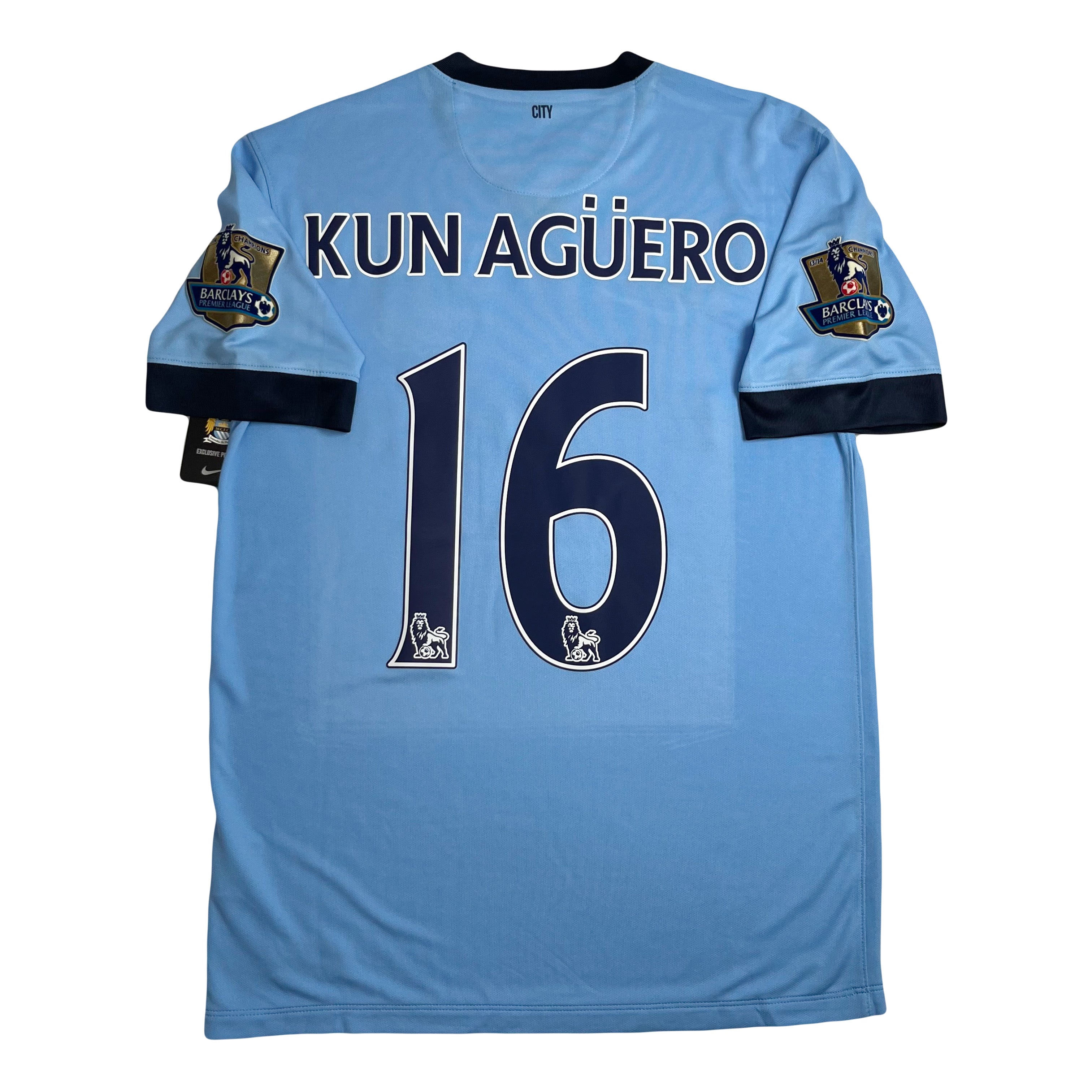 2014-15 Nike Manchester City Aguero Home Kit M
