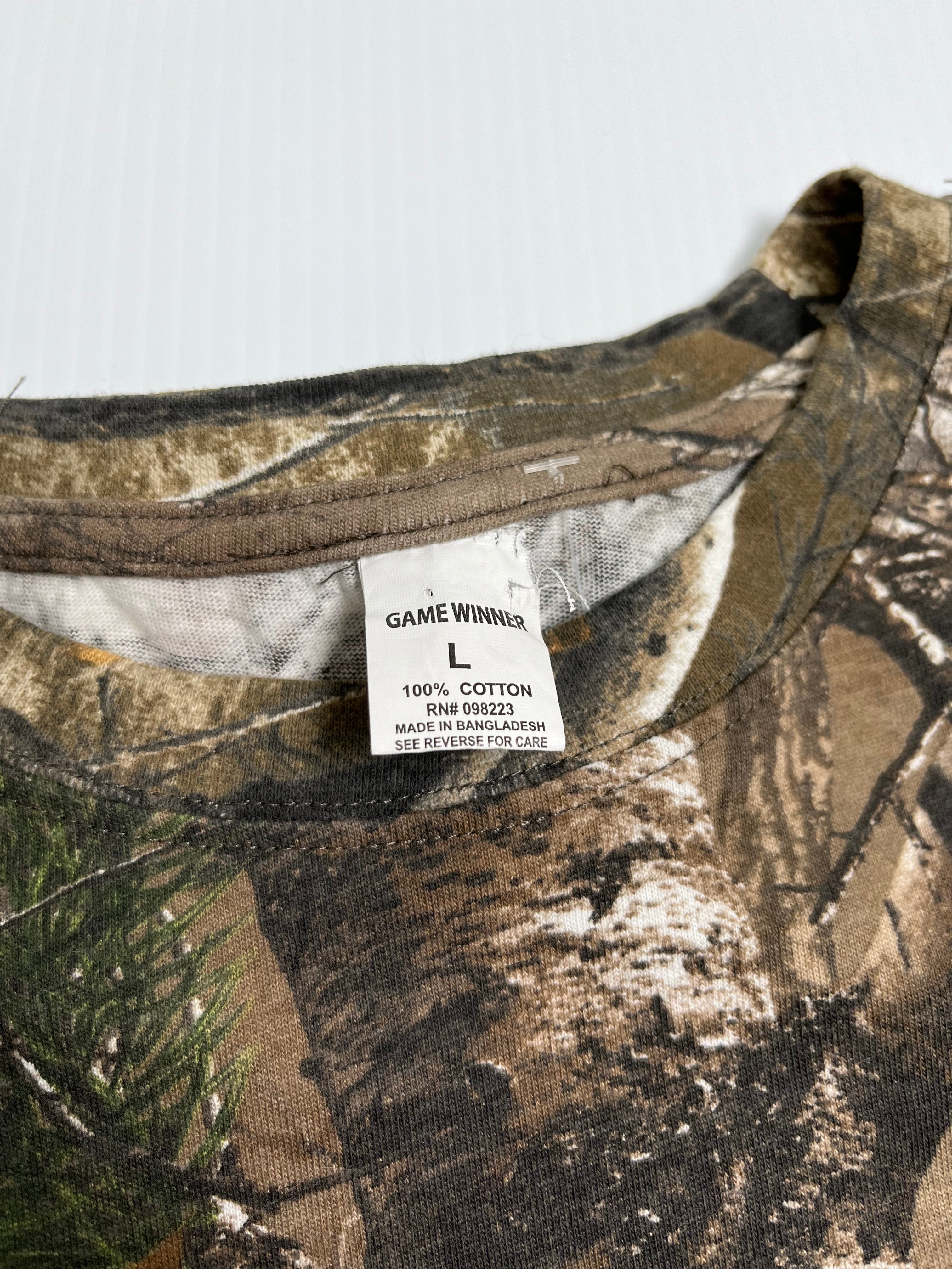 Gamewinner Realtree Camouflage Shirt L
