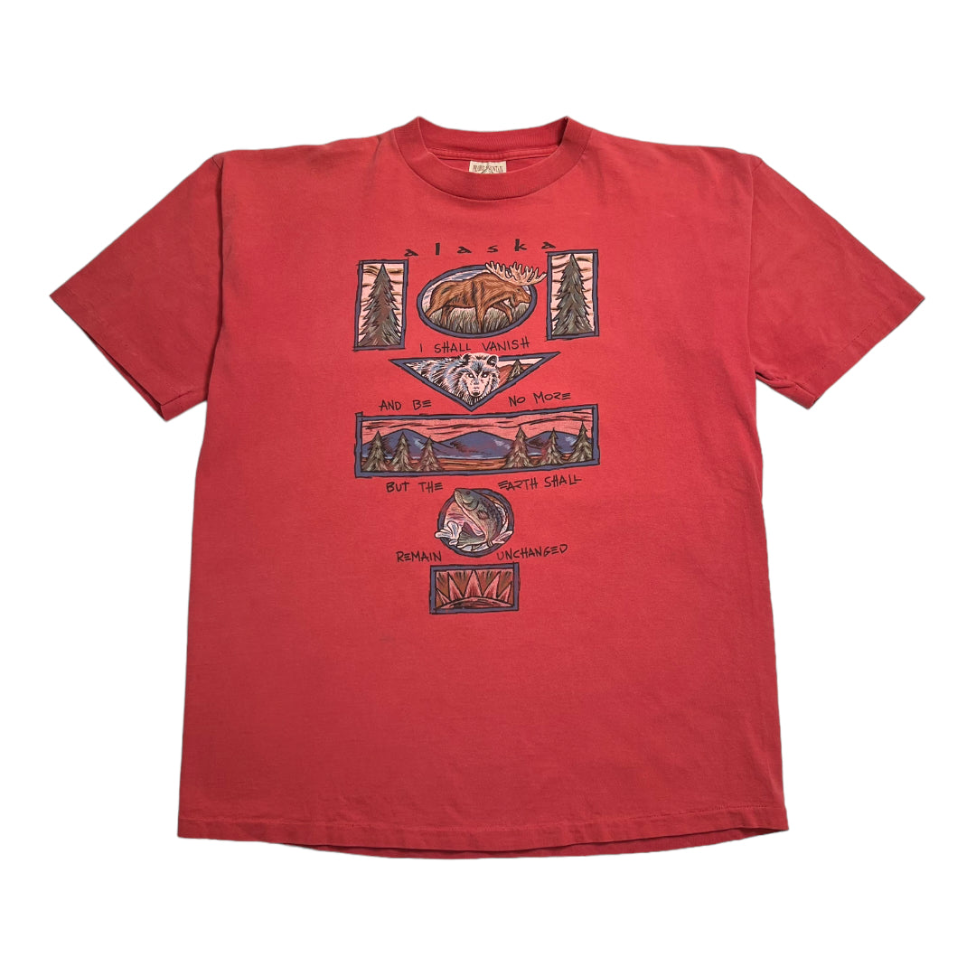 90s Alaska Nature Art Tee XL