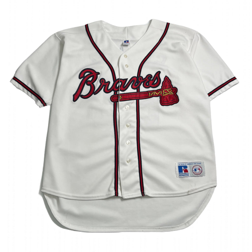 Vintage Russell Athletic Smoltz Baseball Jersey L