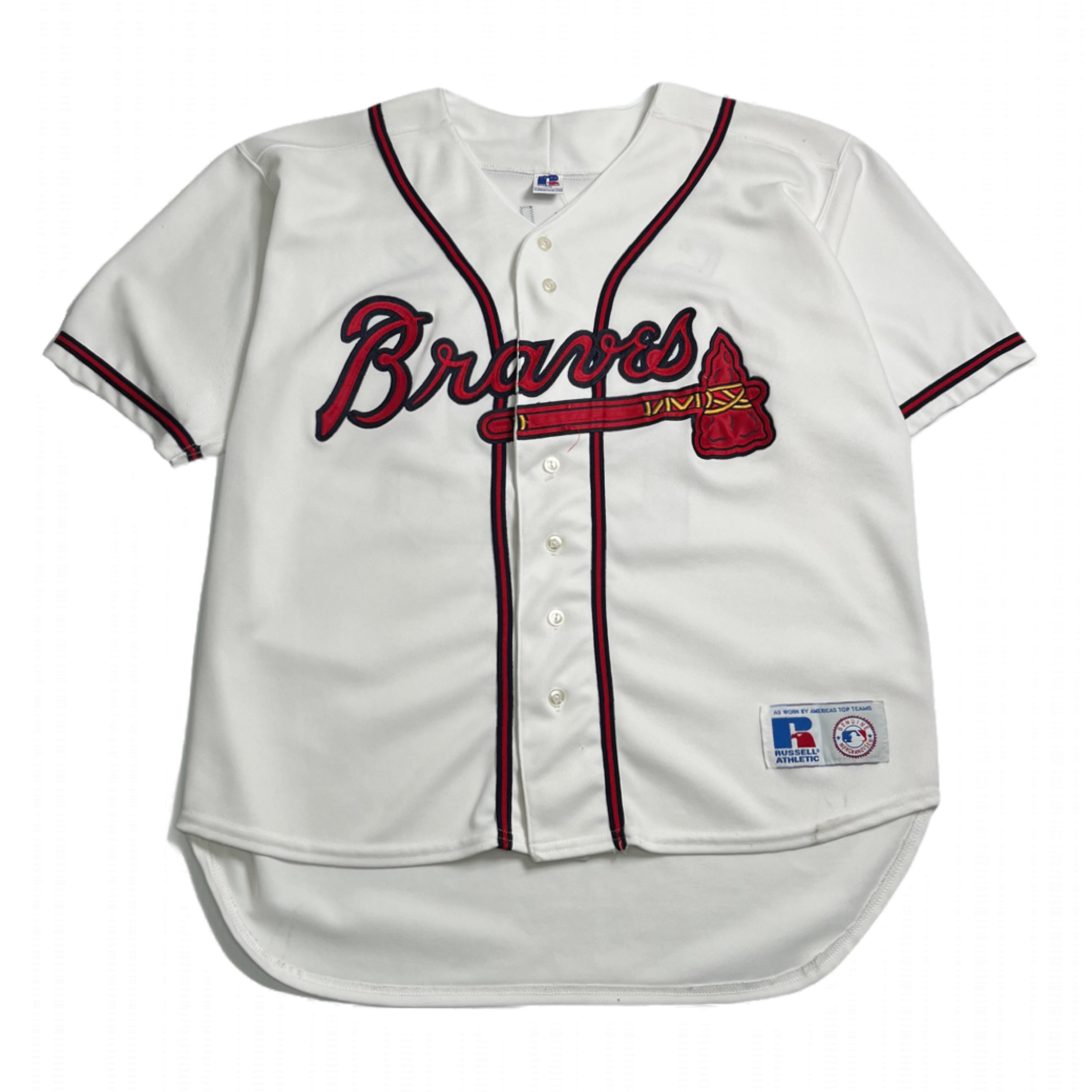 Vintage Russell Athletic Smoltz Baseball Jersey L