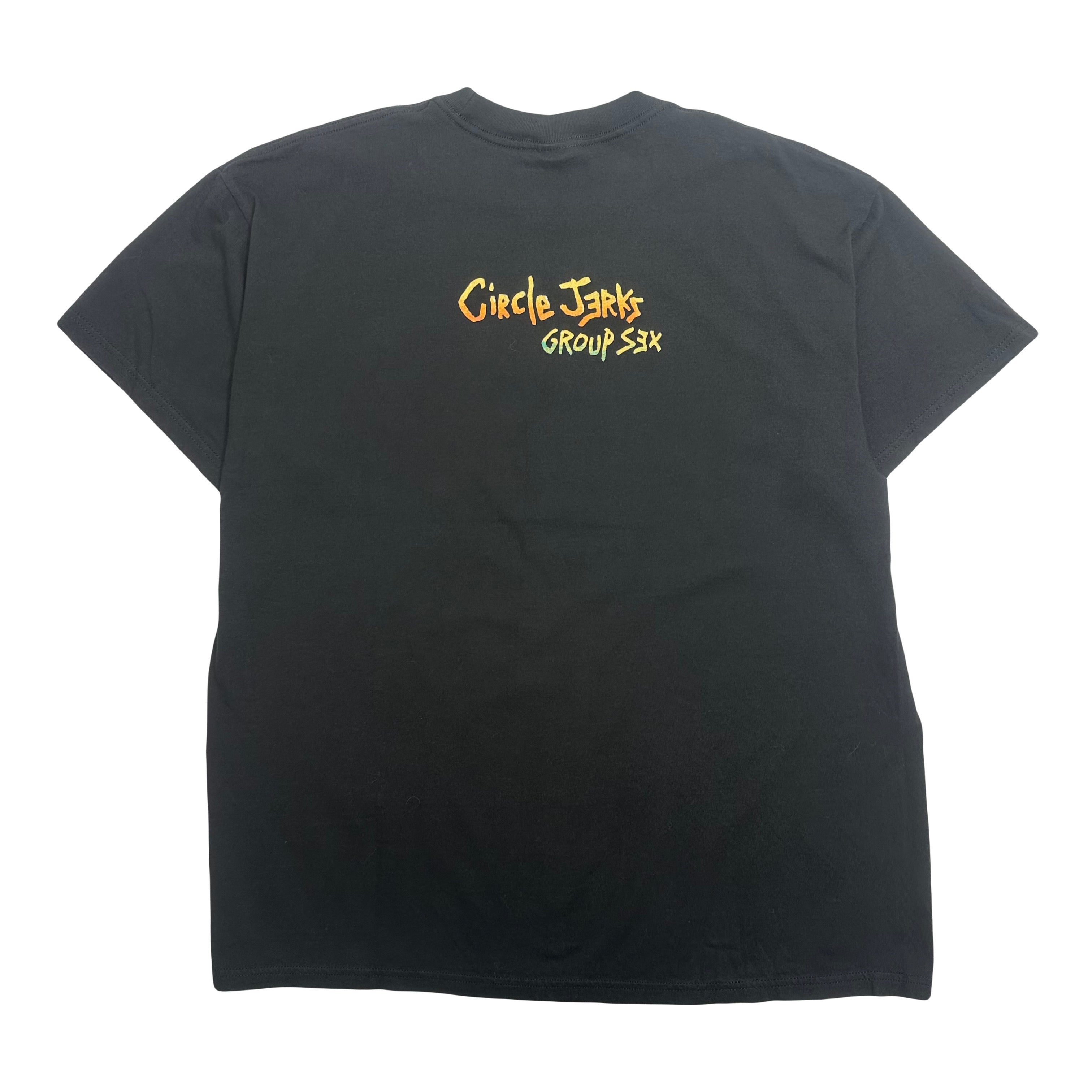 2000s Circle Jerks Group Sex Album Art Tee XL