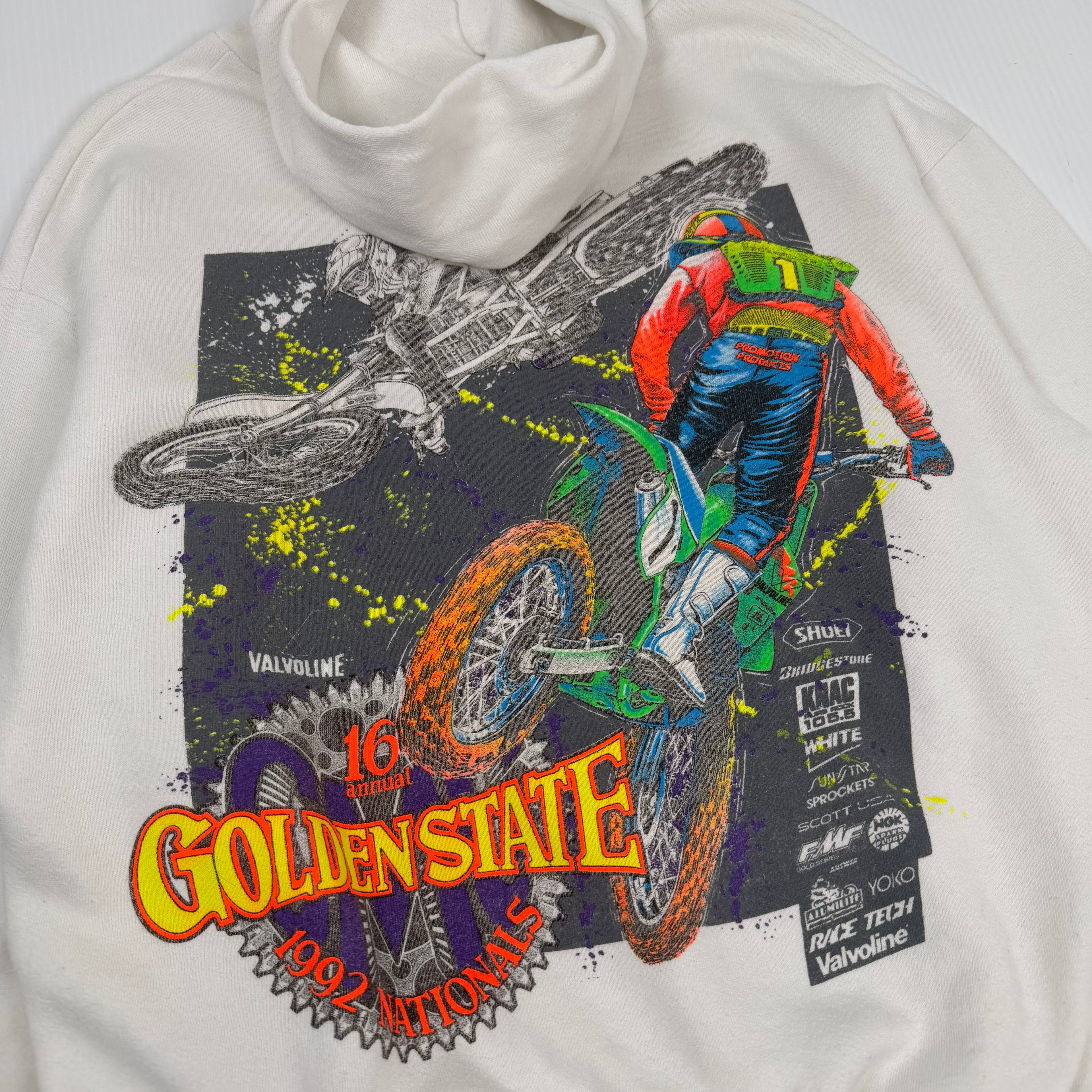 1992 Golden State Nationals Moto Cross Hoodie XL