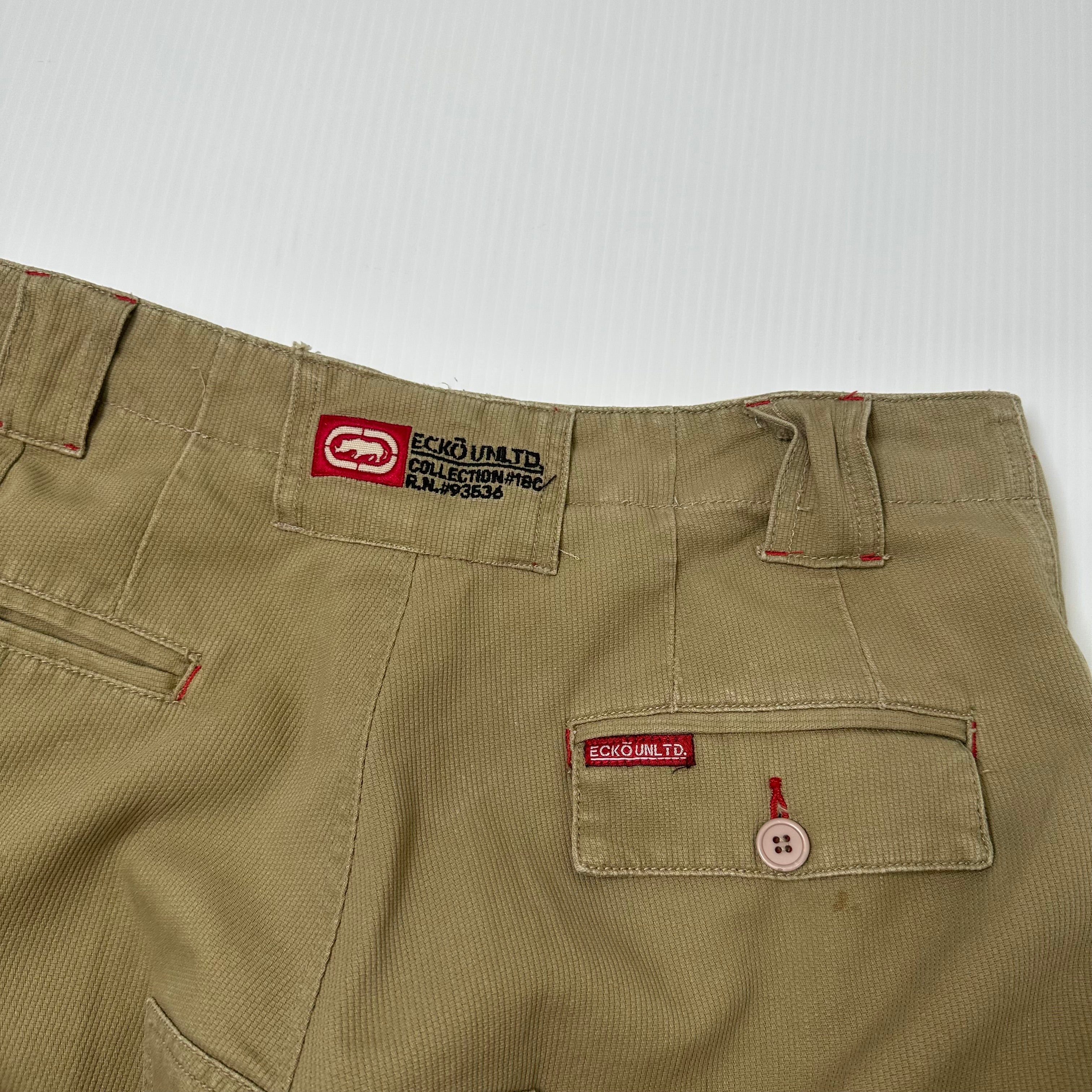 Y2K Ecko Baggy Cargo Shorts 32