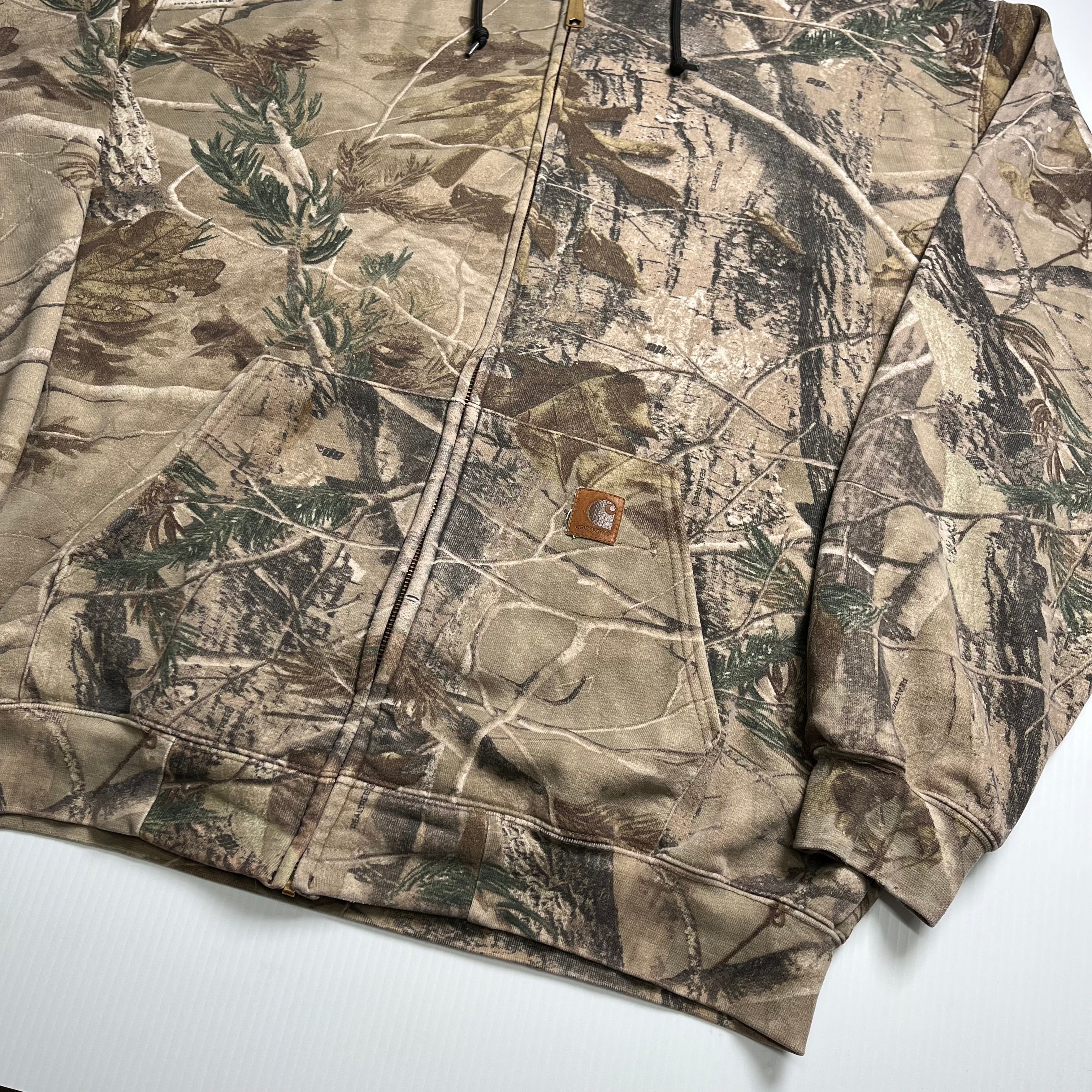Vintage Carhartt Real Tree Zip Hoodie XL