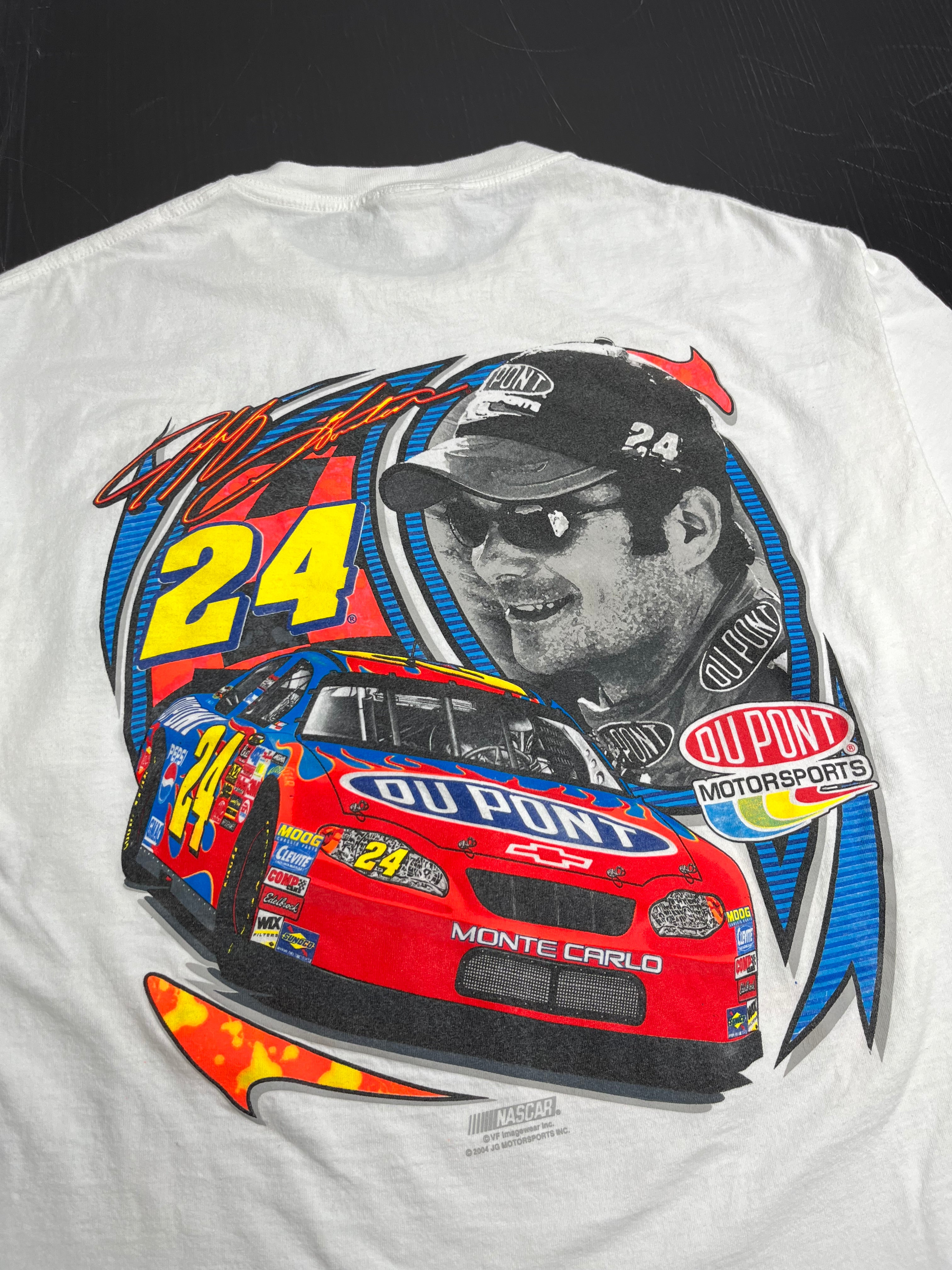 2004 Jeff Gordon Du Pont NASCAR Tee XL