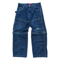 Y2K APCO Baggy Convertible Dark Wash Denim 34