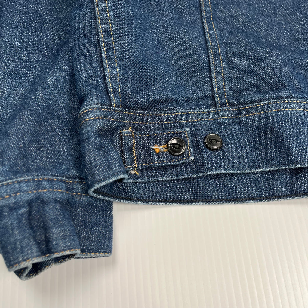1980's Lee Storm Rider Dark Wash Denim Jacket M