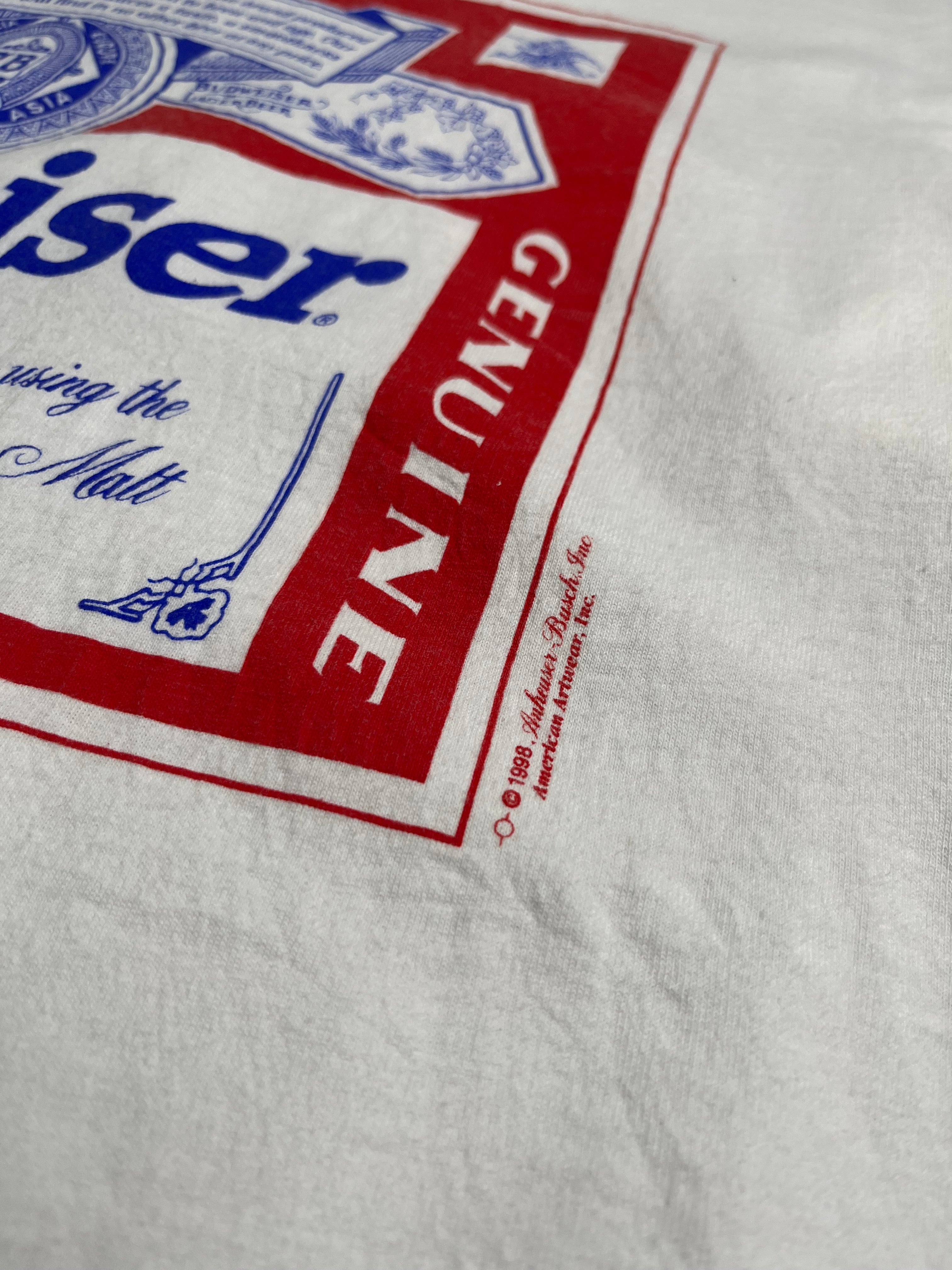 1998 Budweiser King of Beers Tee XL