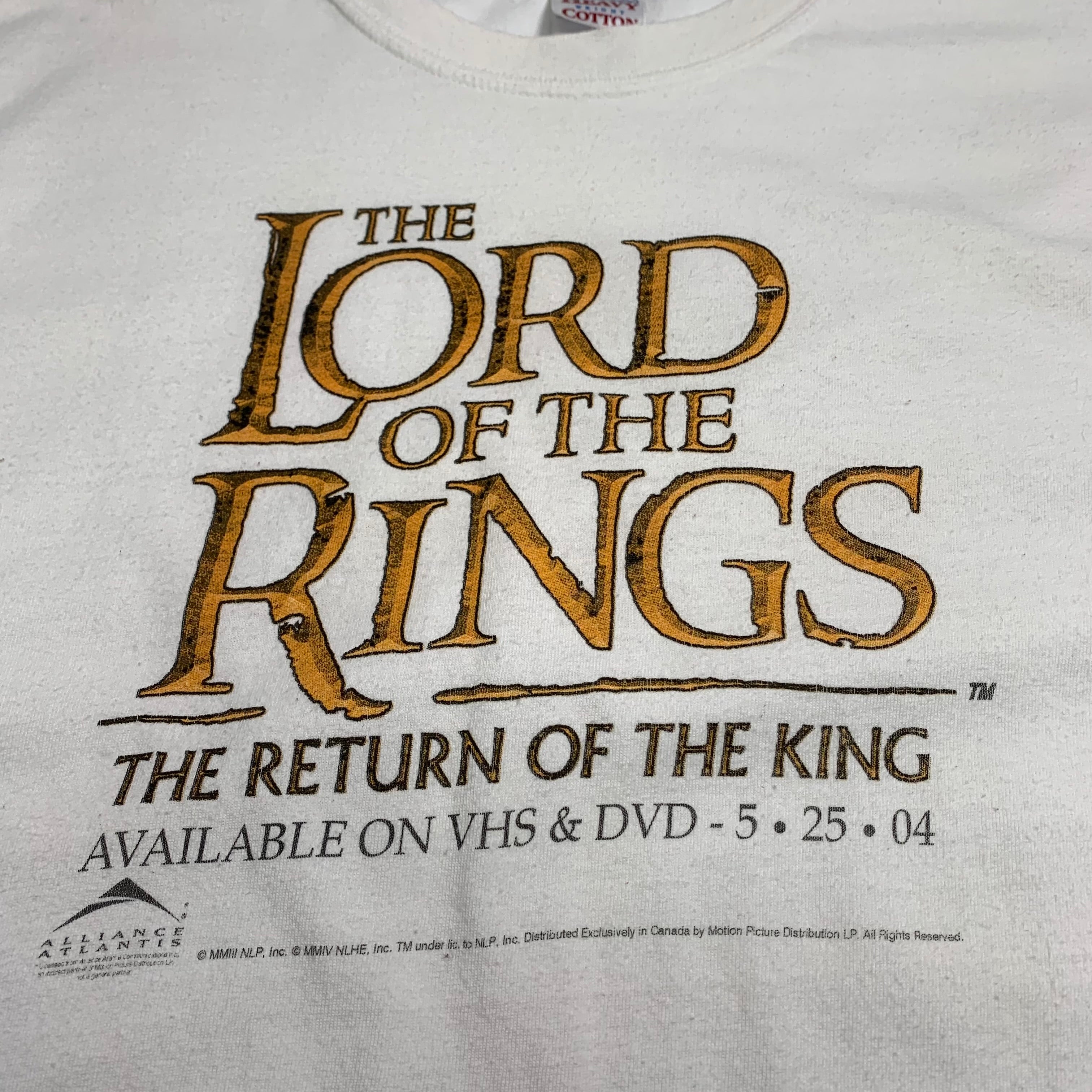 2004 Lord of the Rings Return of the King Tee L