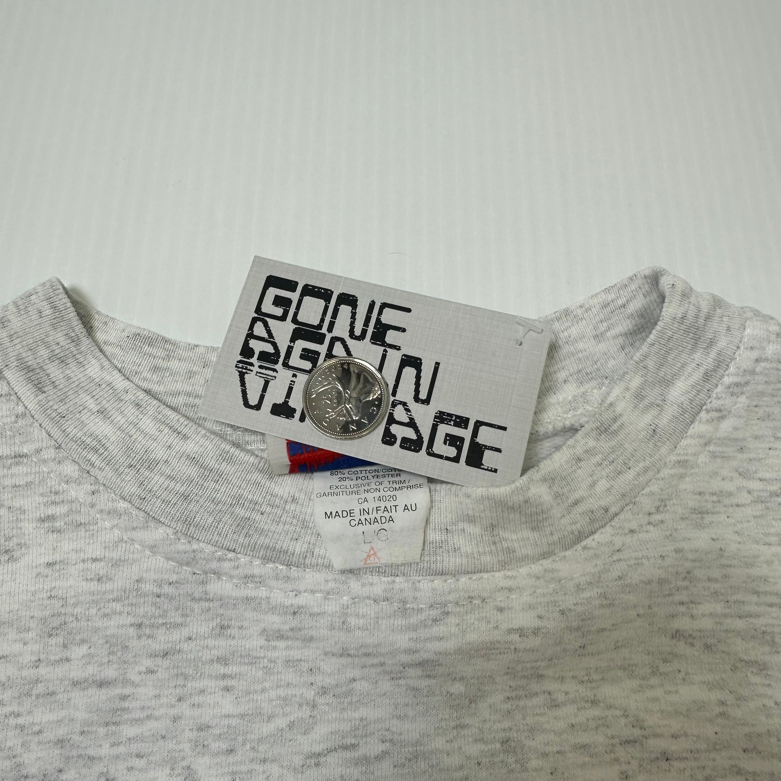 90s Catholic Central Graphic Crewneck L